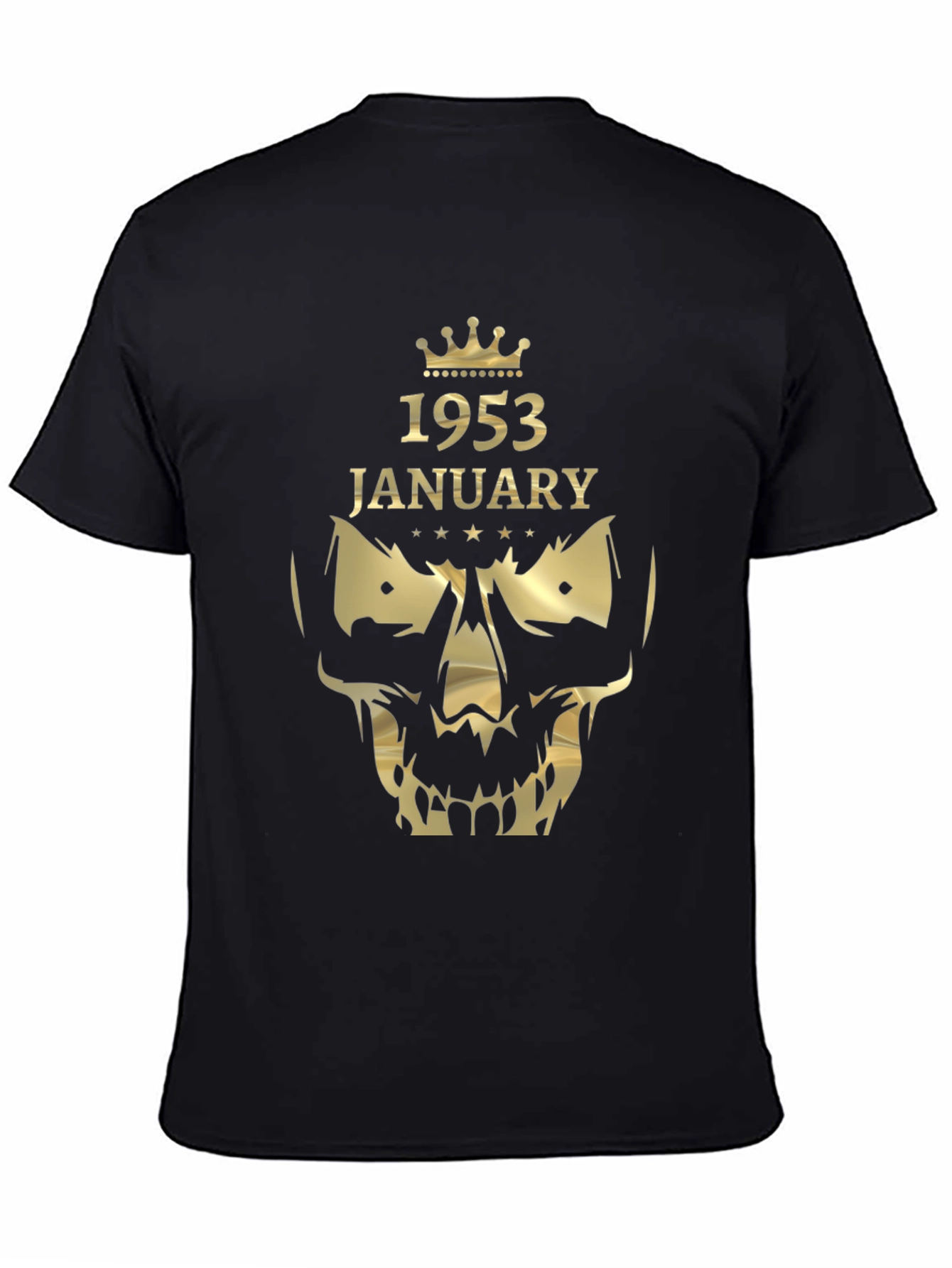 1953 January Graphic Tee - Skull Crown
