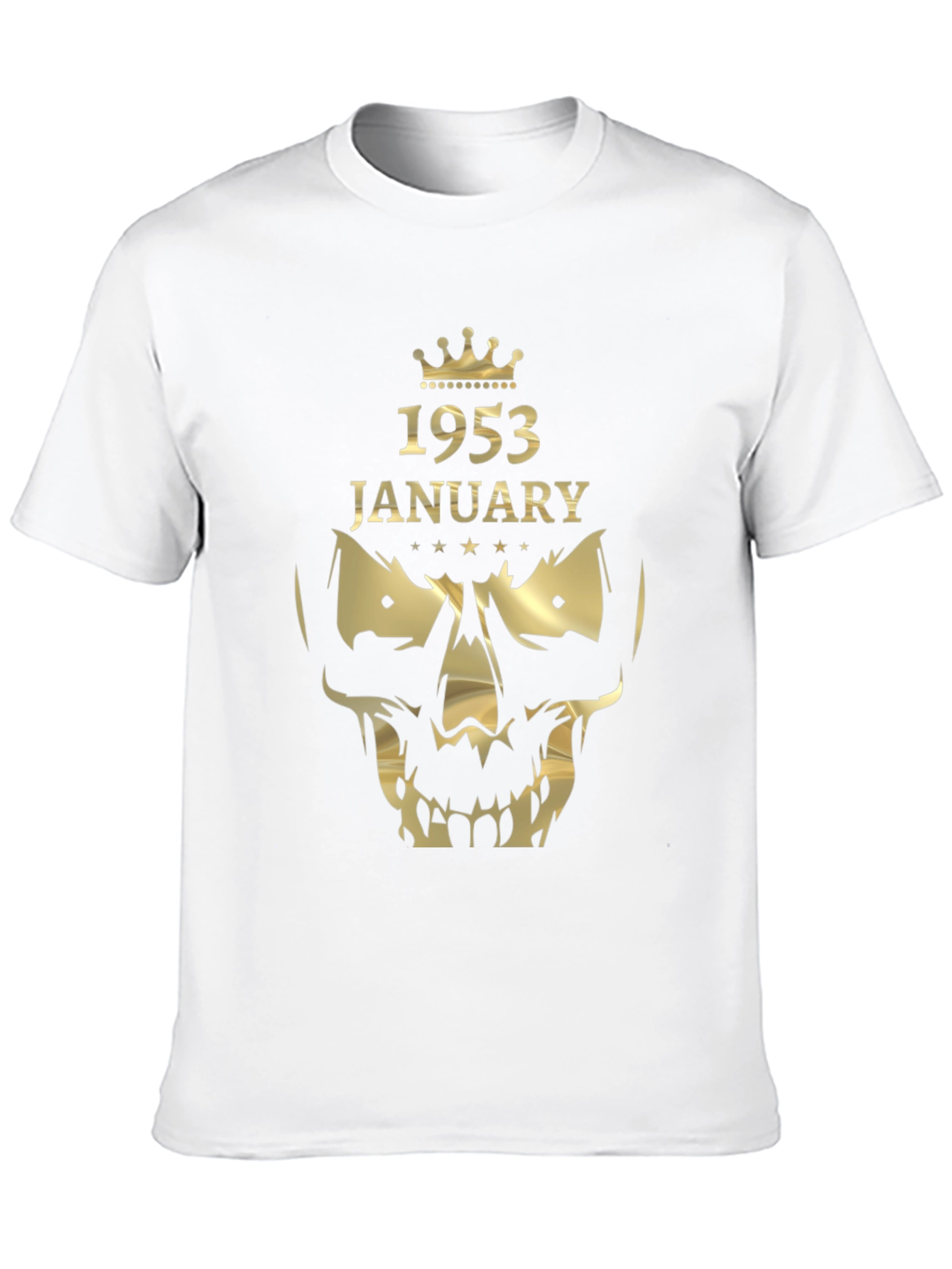 1953 January Graphic Tee - Skull Crown