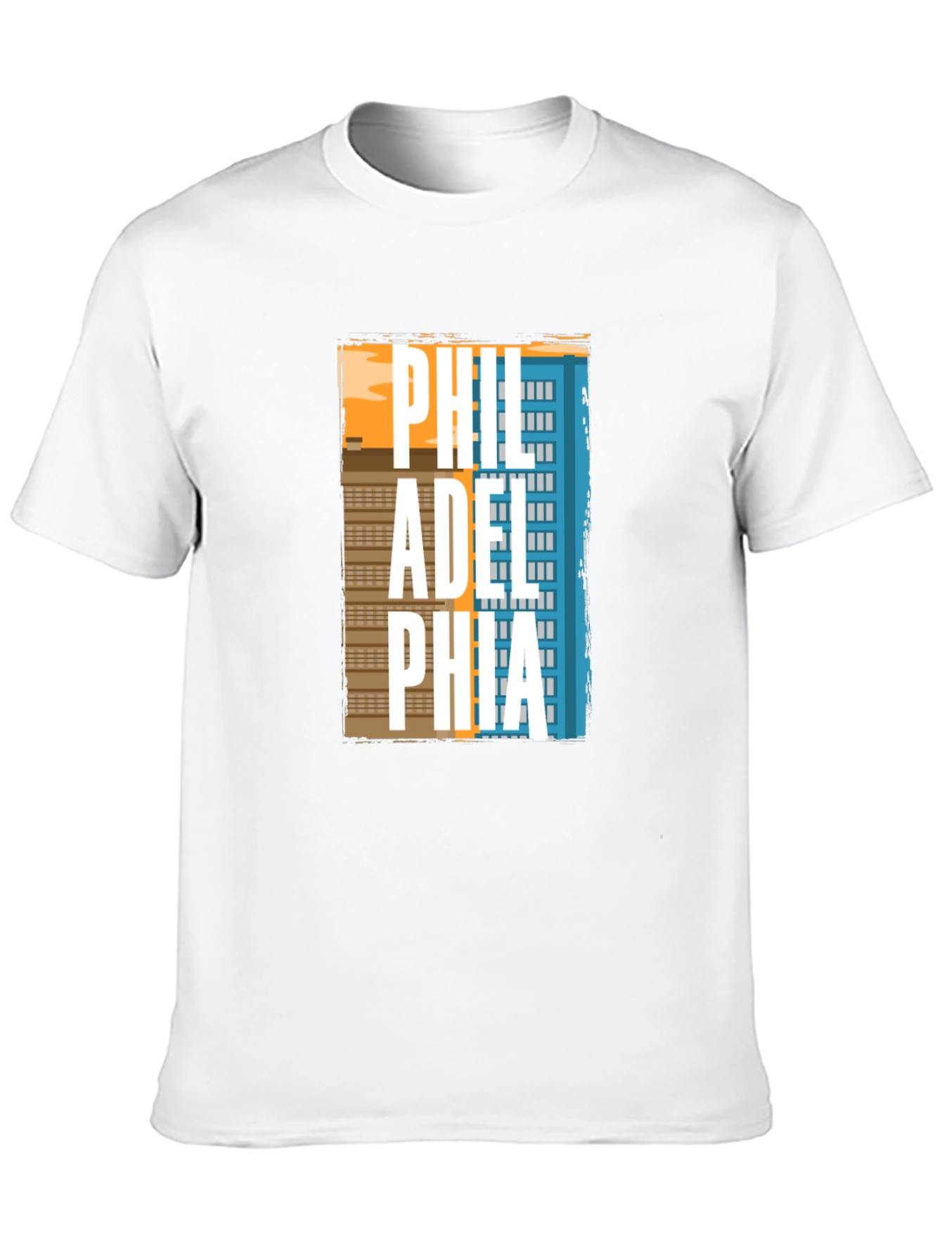 Philadelphia Skyline T-Shirt - Cityscape Design