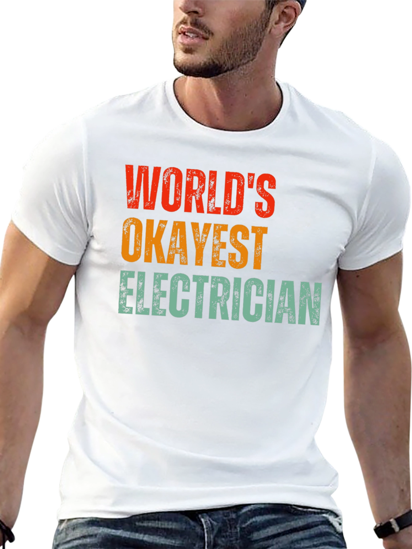 Worlds Okayest Electrician T-Shirt