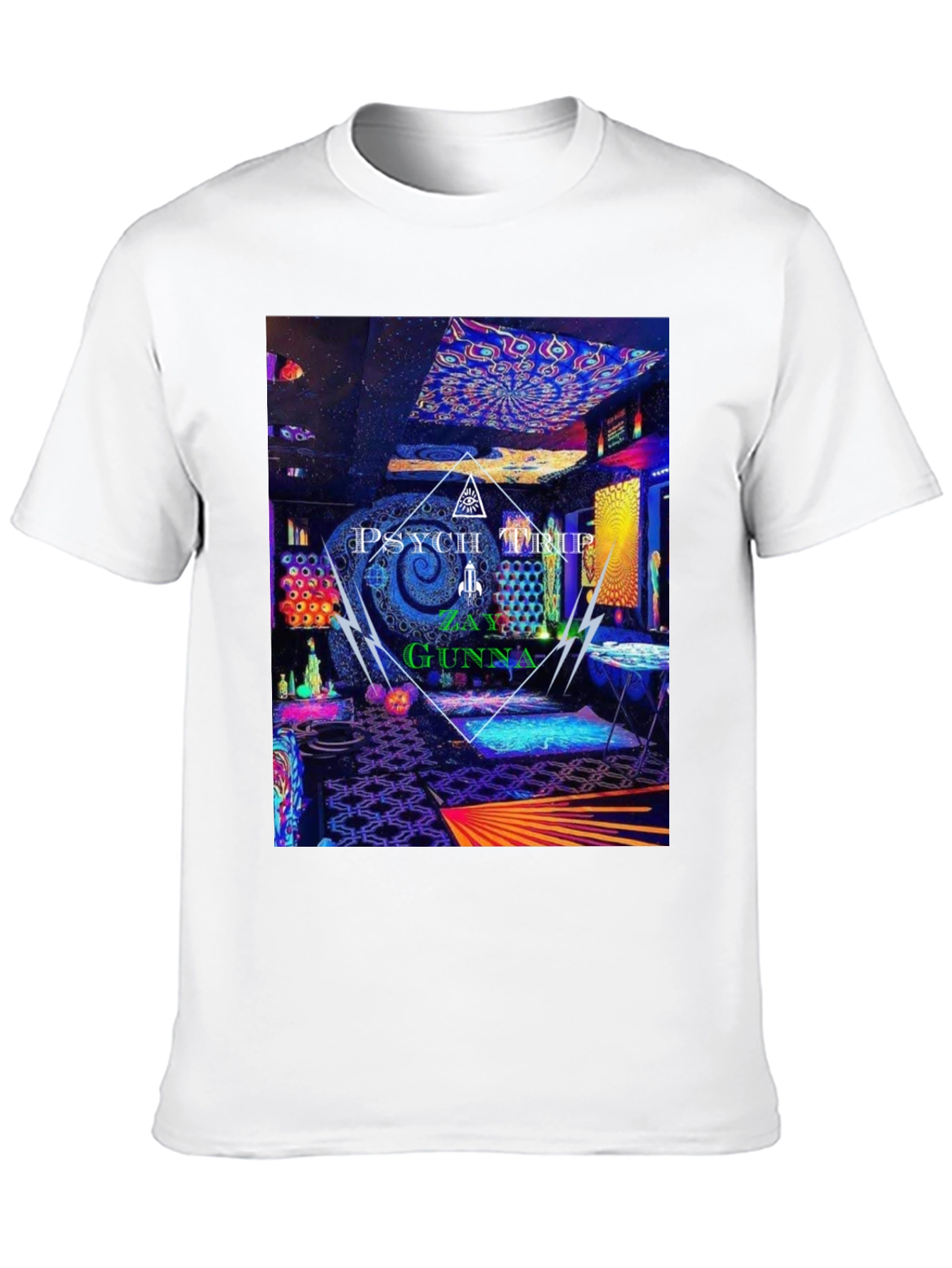Psychedelic Psych Trip Graphic Tee - Zay Gunna Design