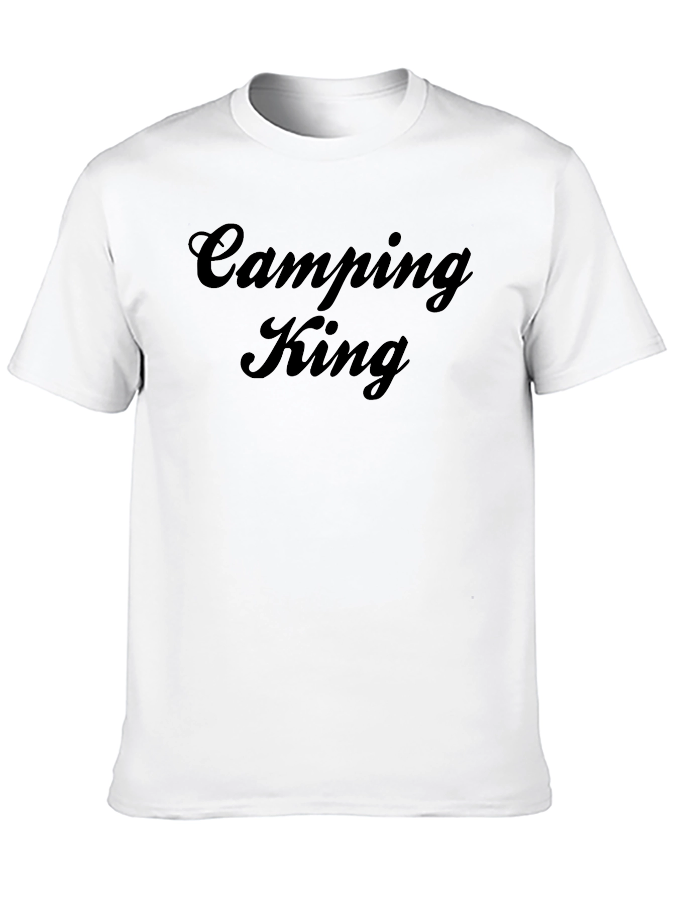 Camping King Black Graphic Tee