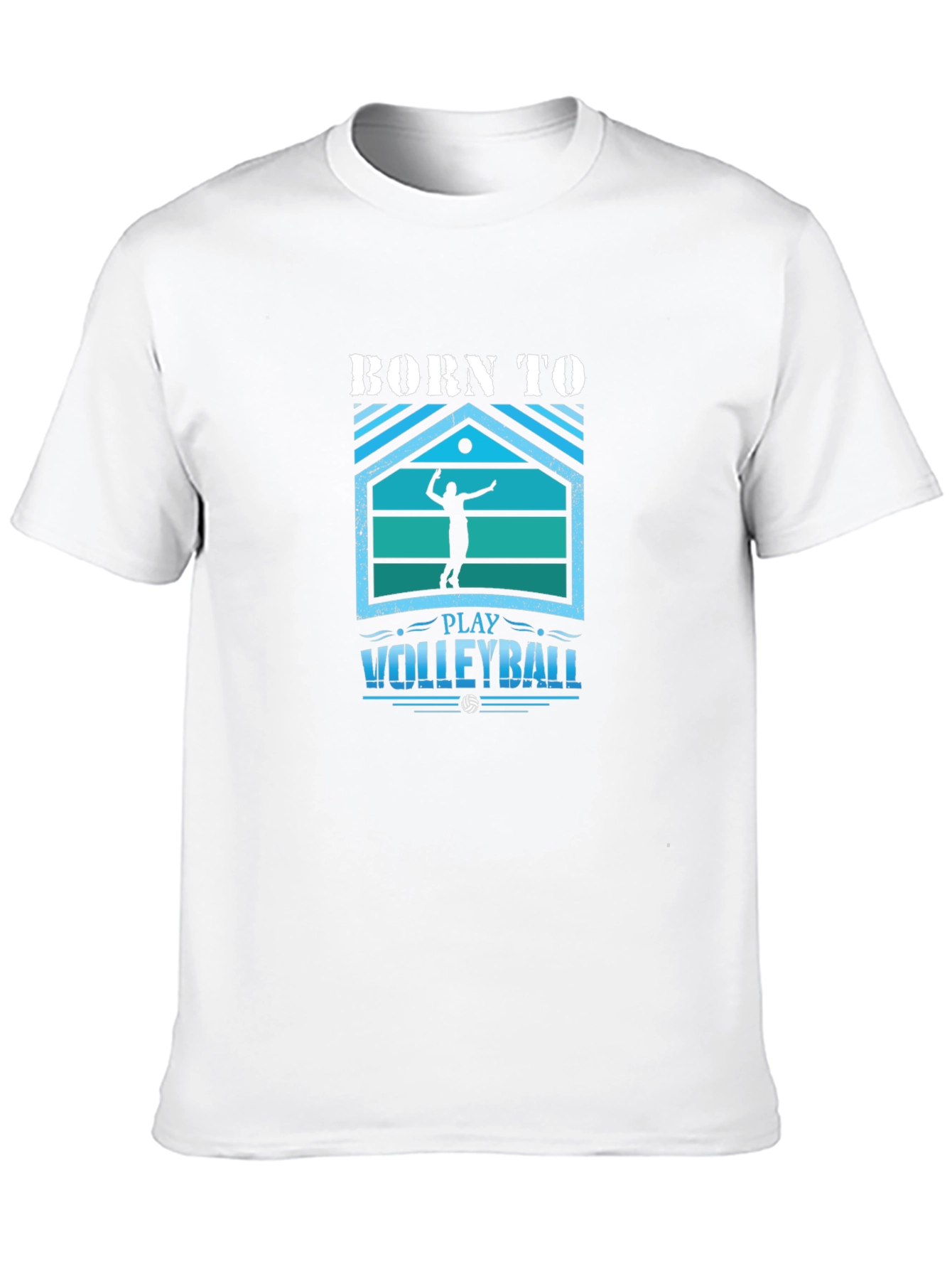 Born to Play Volleyball Graphic T-Shirt