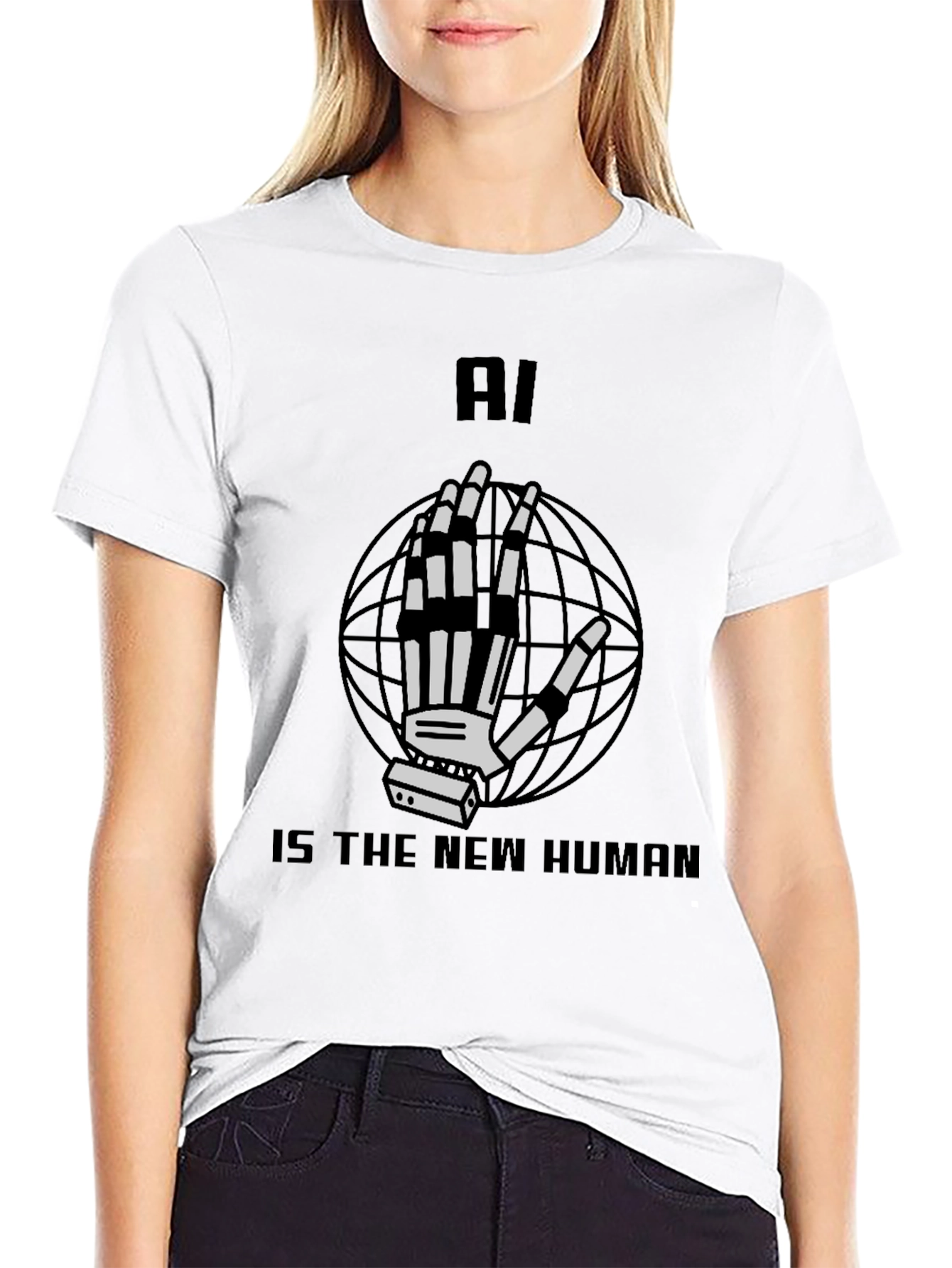 AI is the New Human Graphic T-Shirt