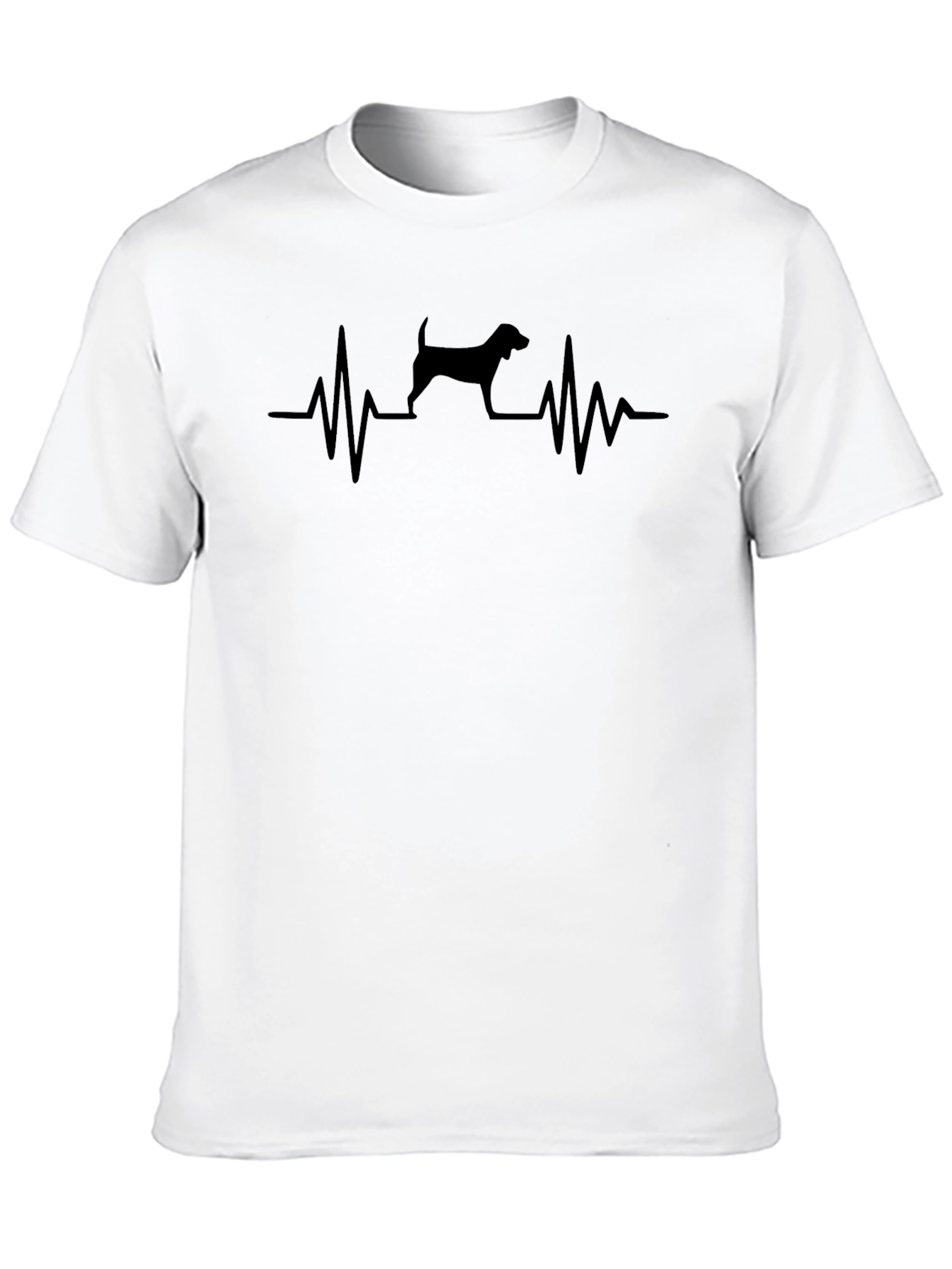 Dog Heartbeat Graphic T-Shirt