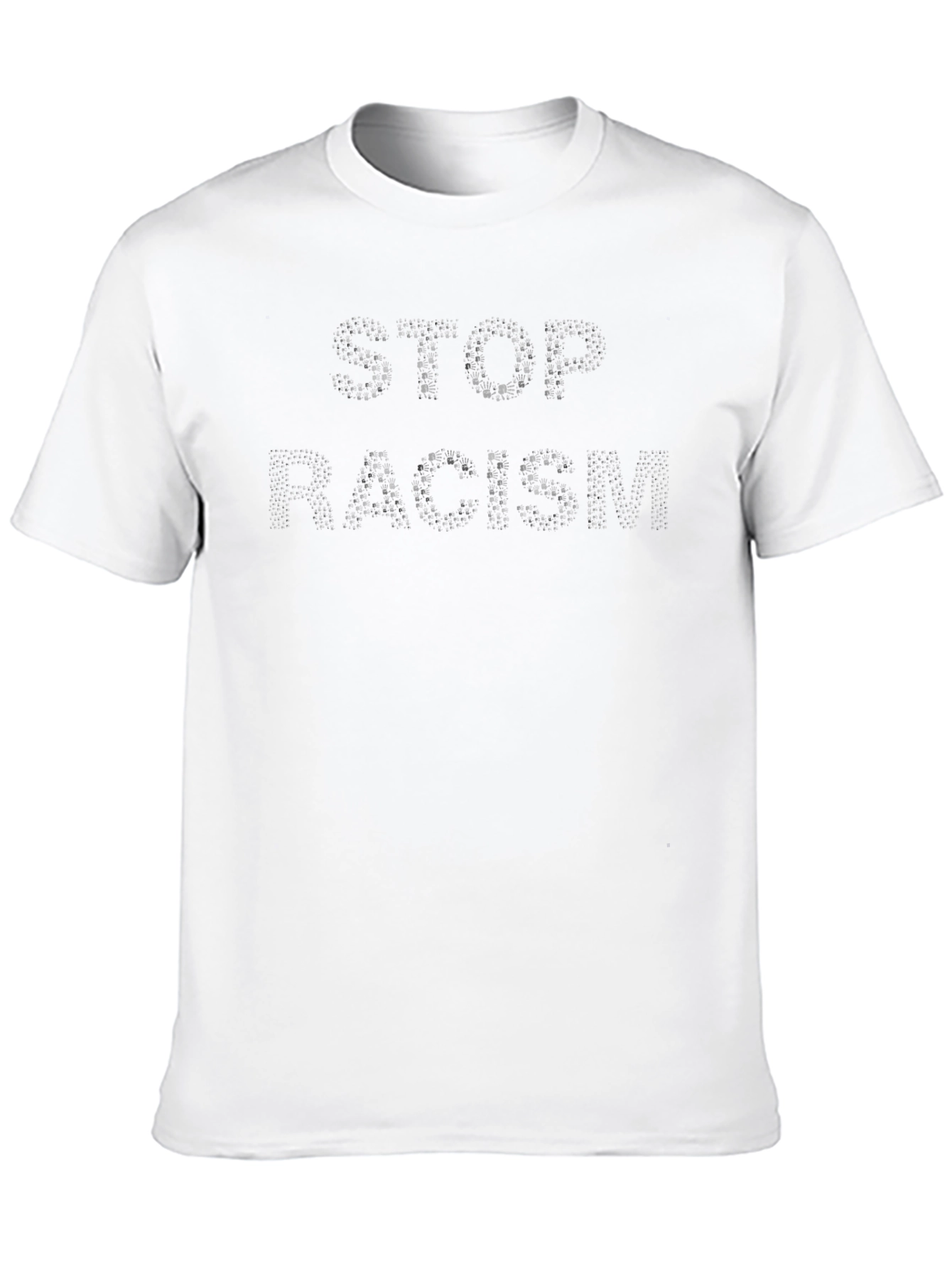Stop Racism Graphic T-Shirt - Black
