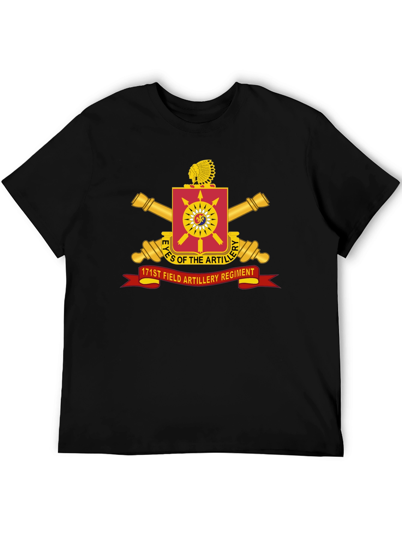 171st Field Artillery Regiment Black T-Shirt
