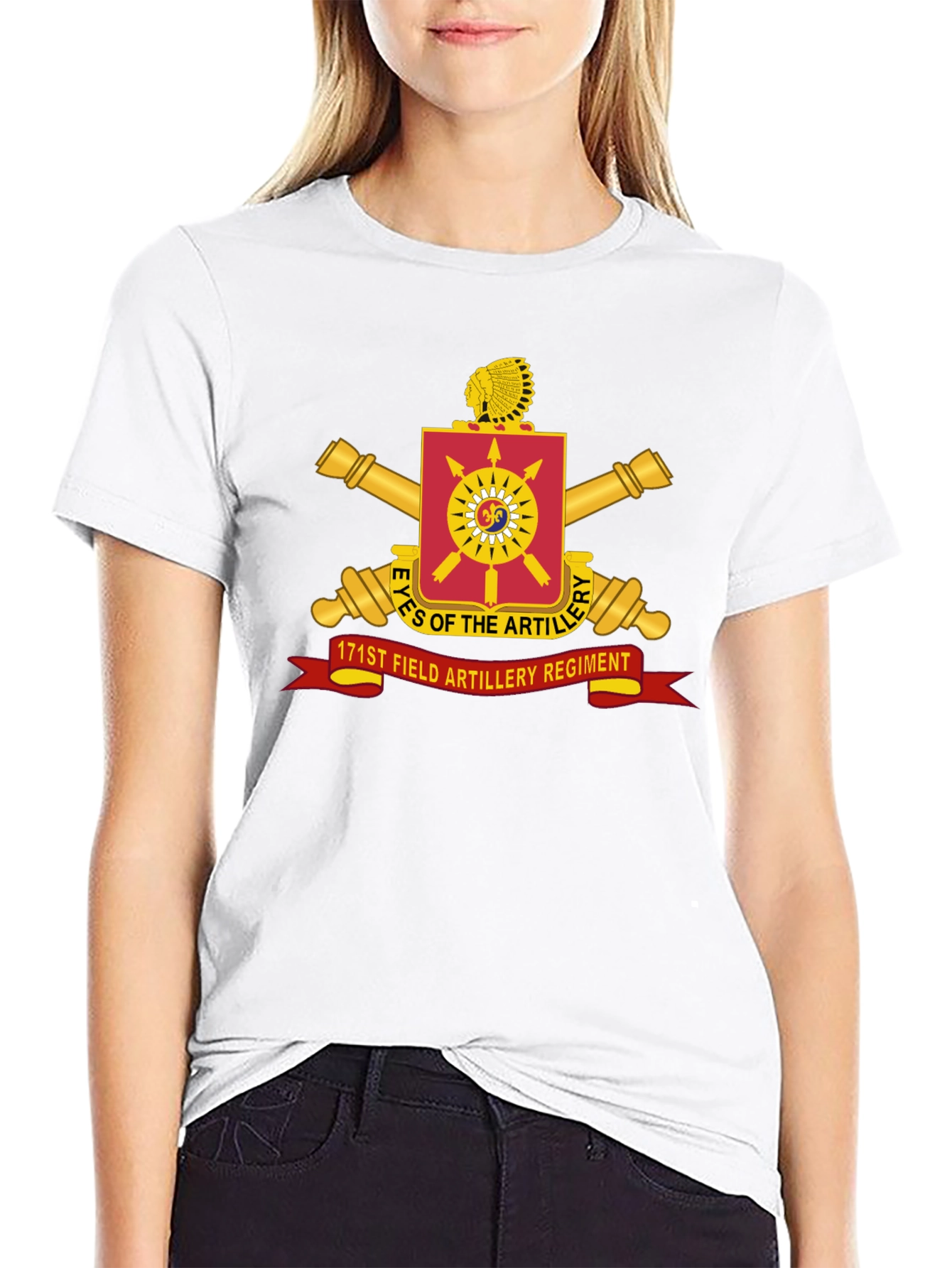 171st Field Artillery Regiment Black T-Shirt