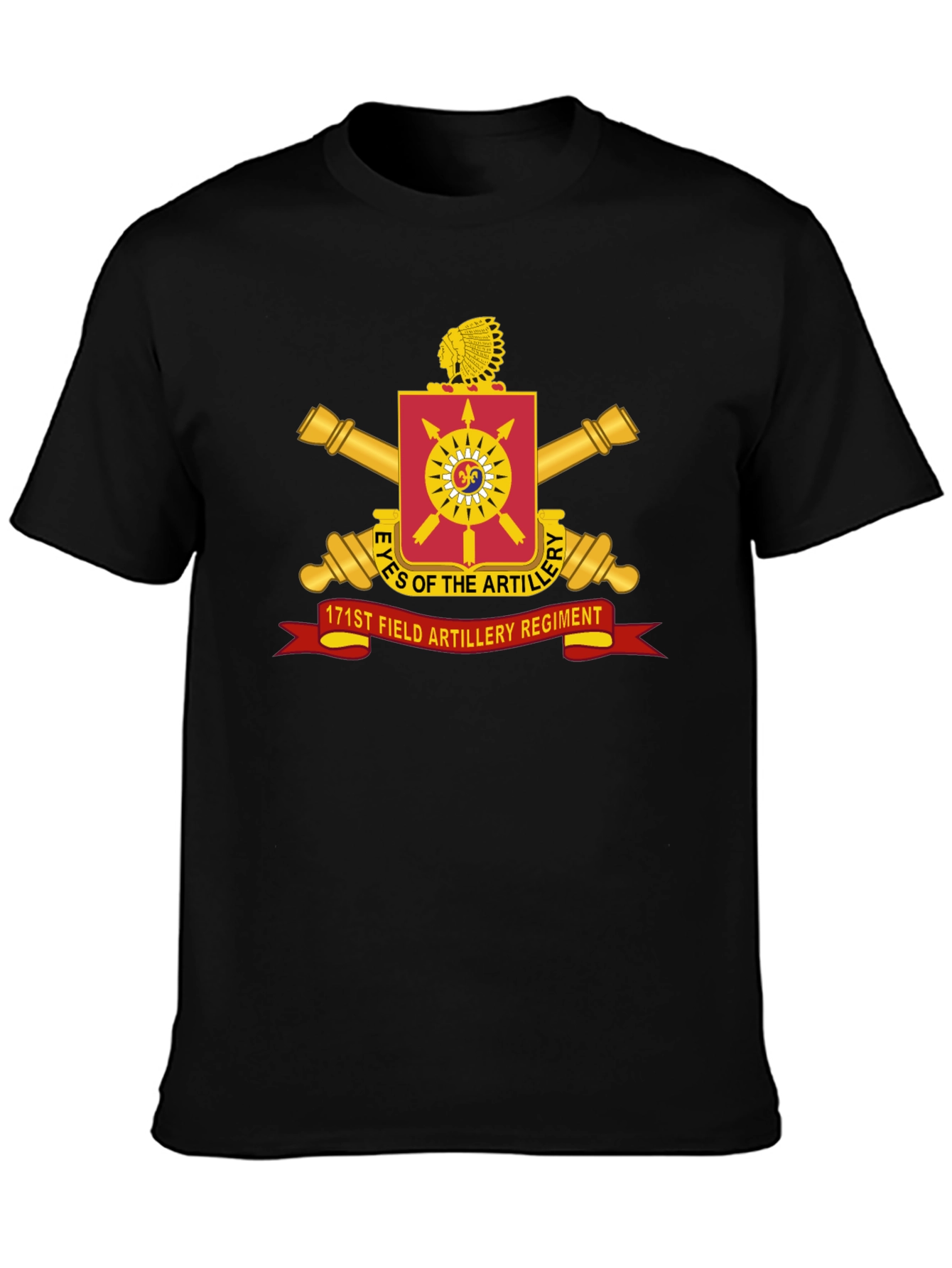 171st Field Artillery Regiment Black T-Shirt