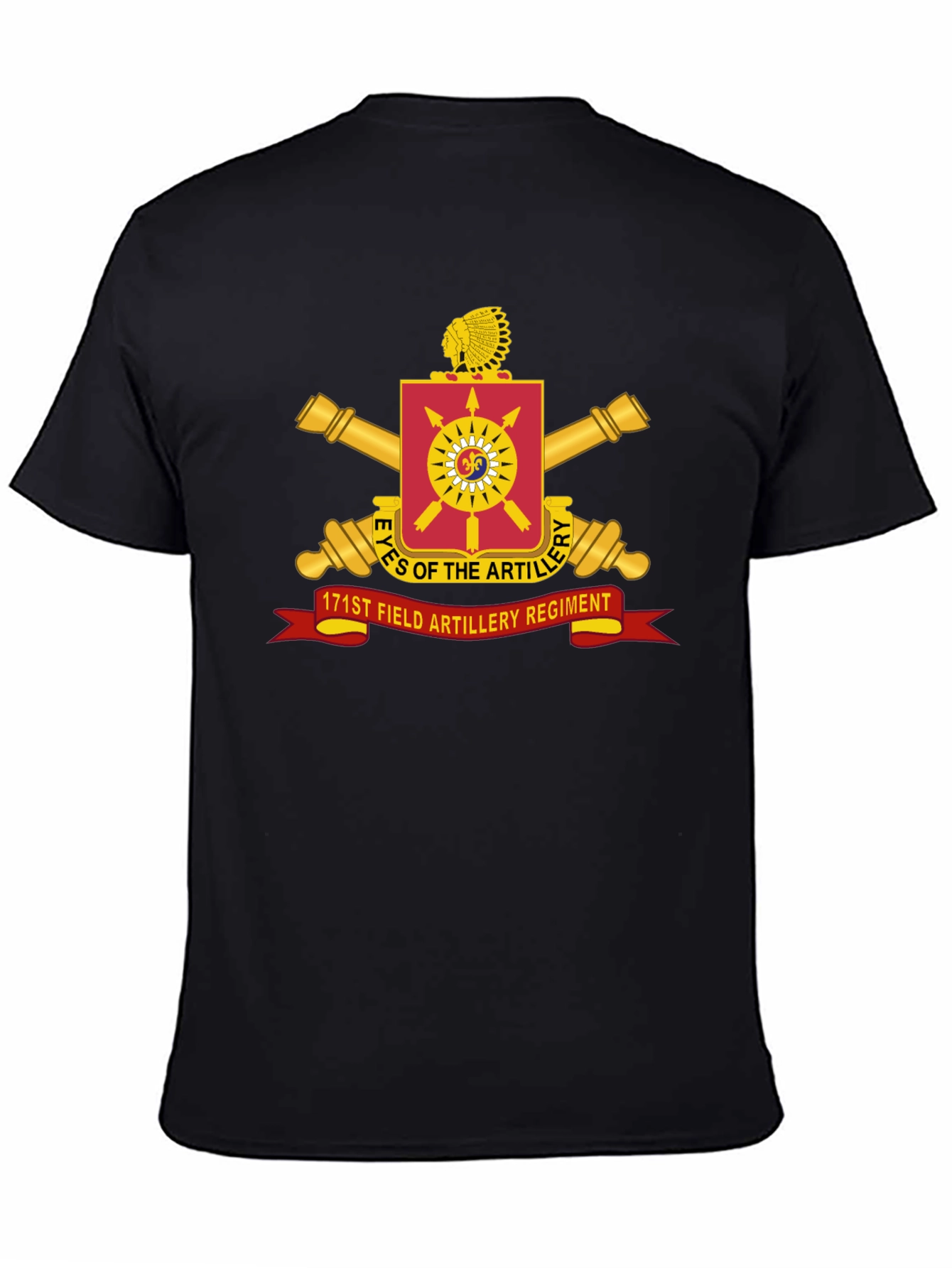 171st Field Artillery Regiment Black T-Shirt