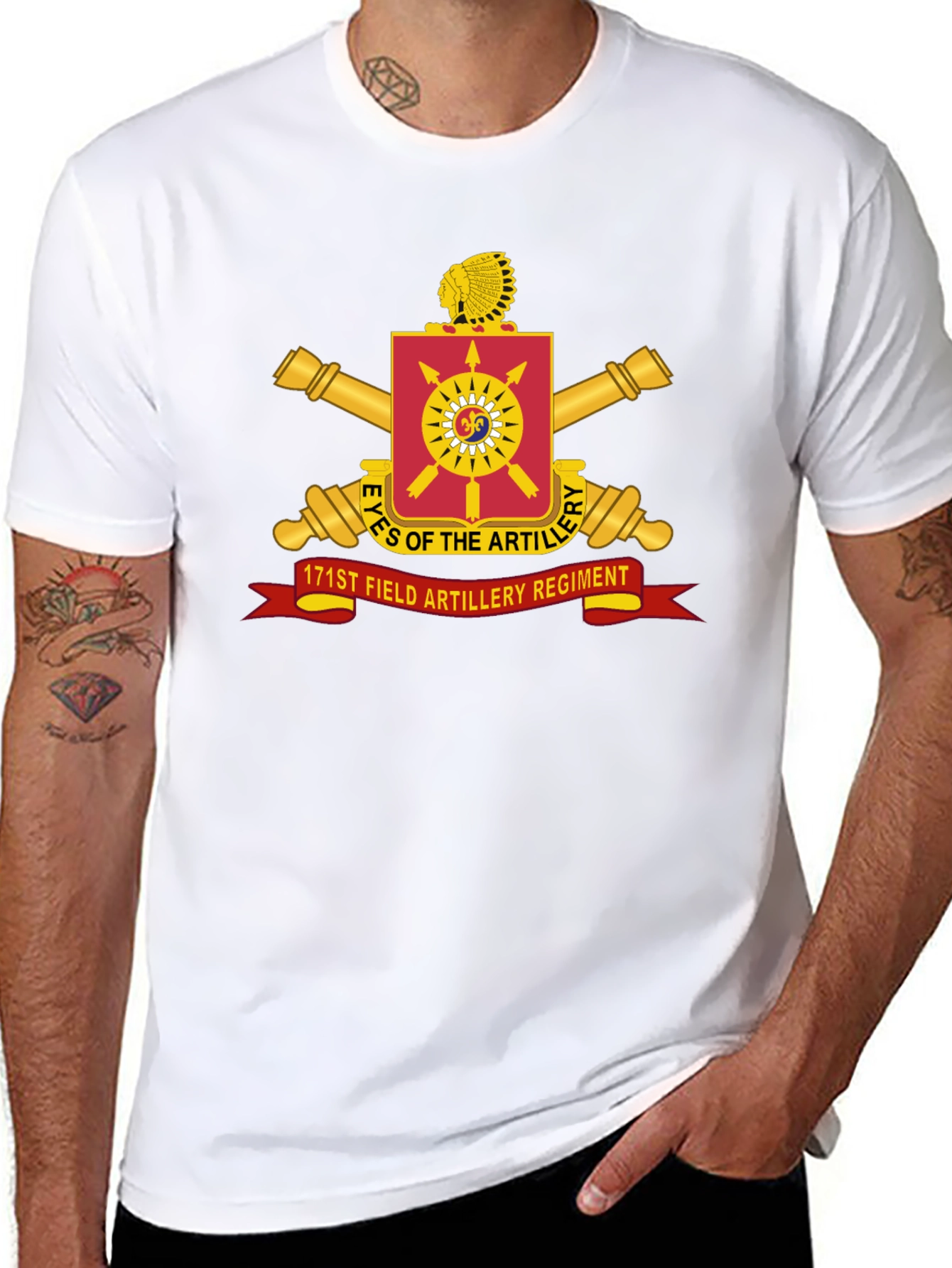 171st Field Artillery Regiment Black T-Shirt