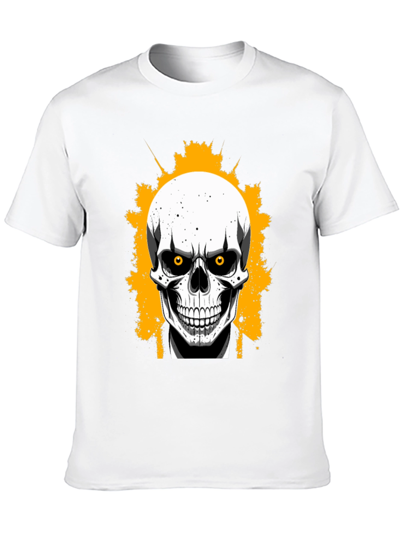 Skull in Suit Graphic Tee - Mens Black T-Shirt