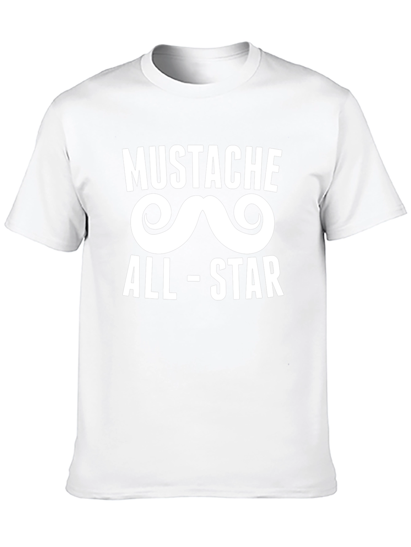 Mustache All-Star Black Graphic Tee