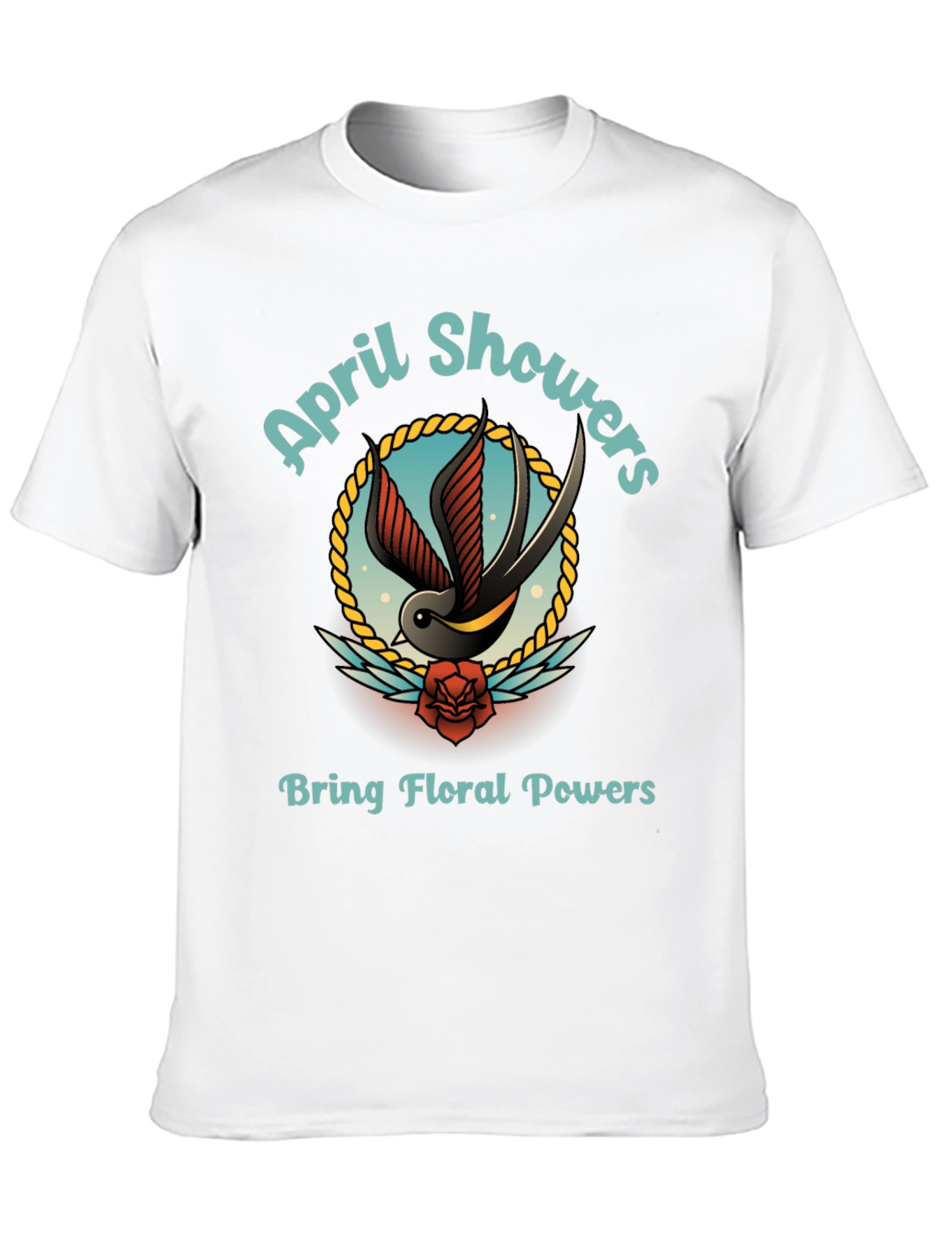April Showers Floral Powers Graphic T-Shirt