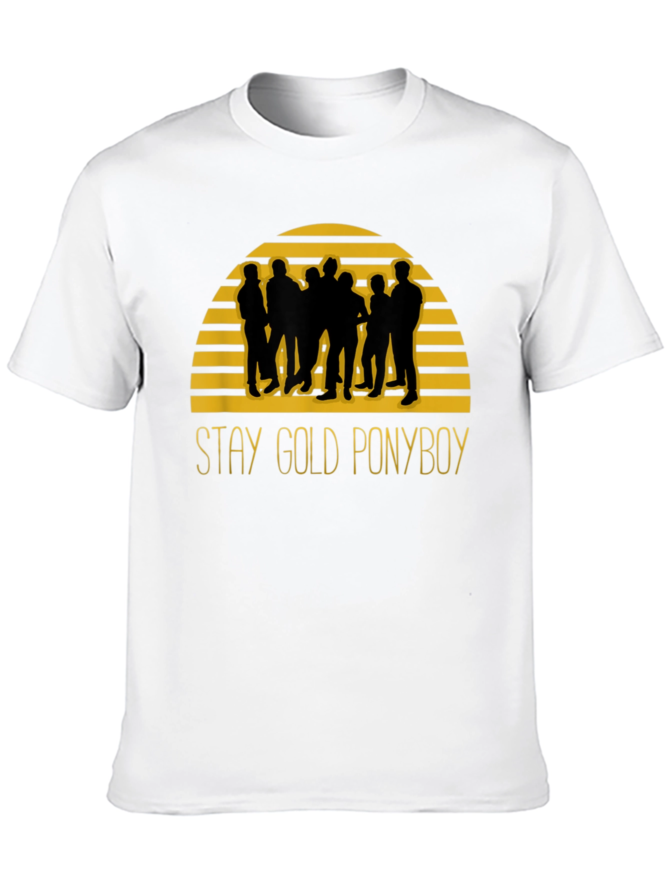 Stay Gold Ponyboy Black Graphic Tee