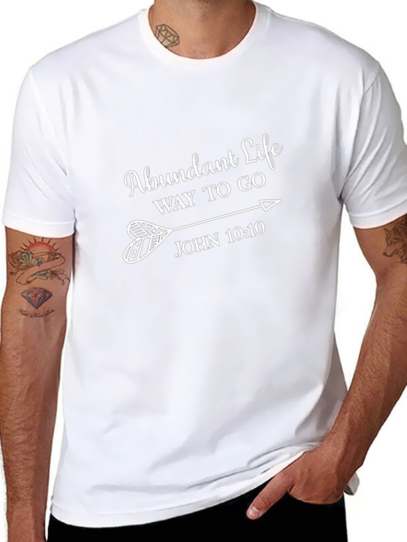 Abundant Life Christian Arrow T-Shirt