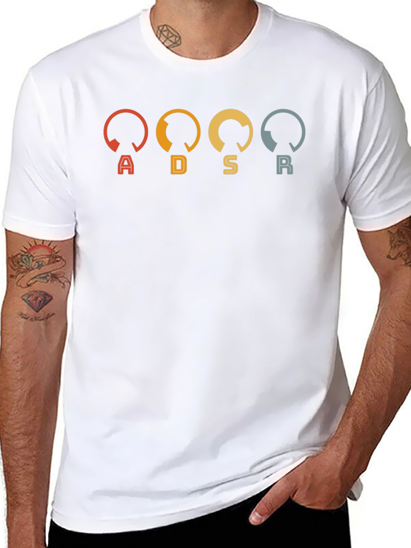 ADSR Graphic Black T-Shirt