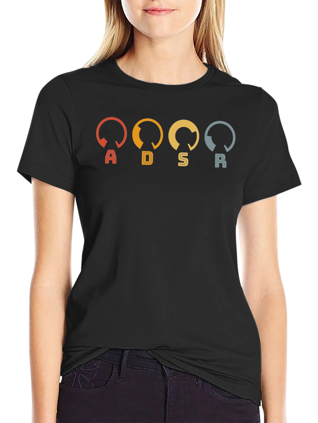 ADSR Graphic Black T-Shirt