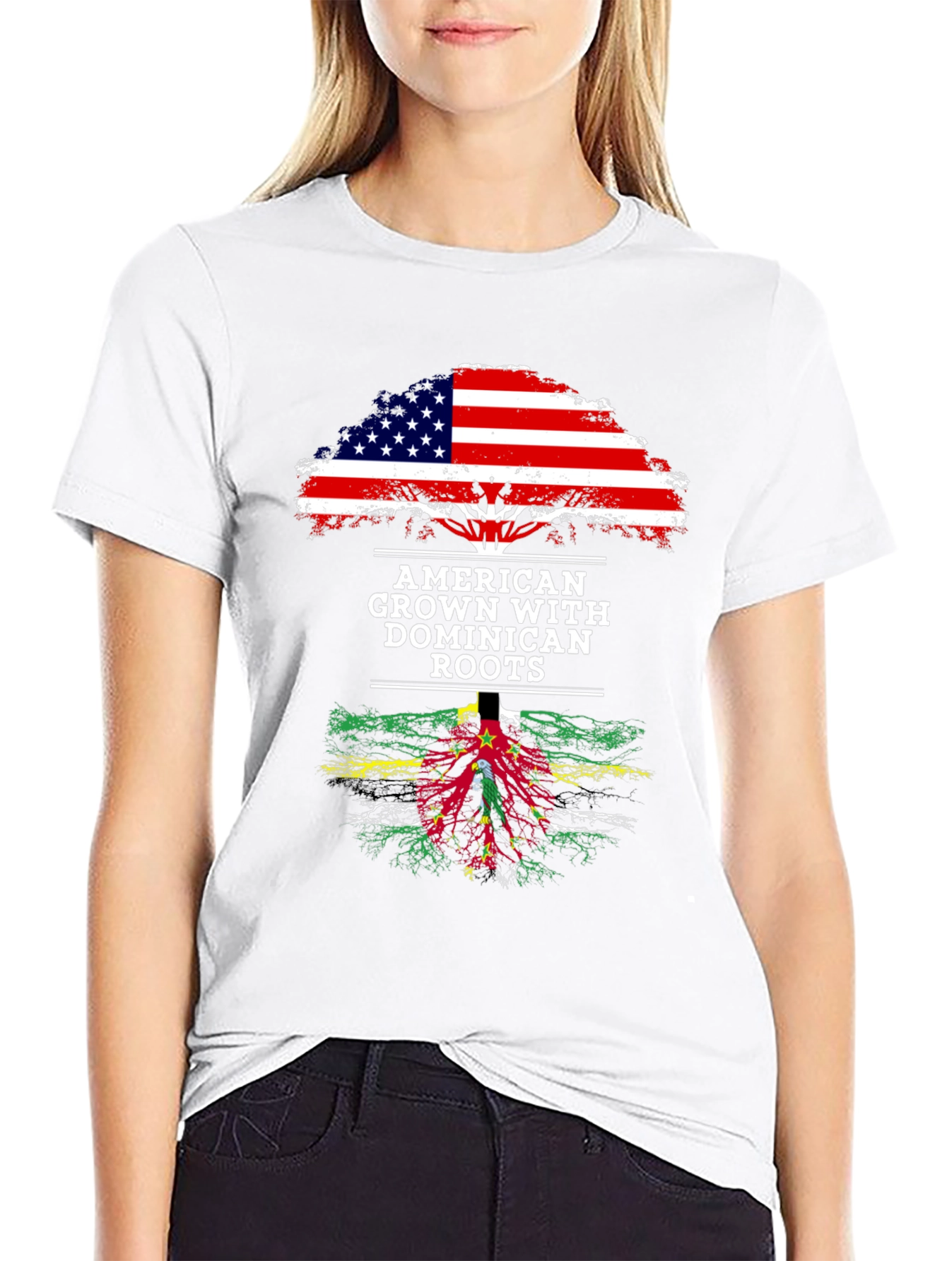 American Grown with Dominican Roots T-Shirt