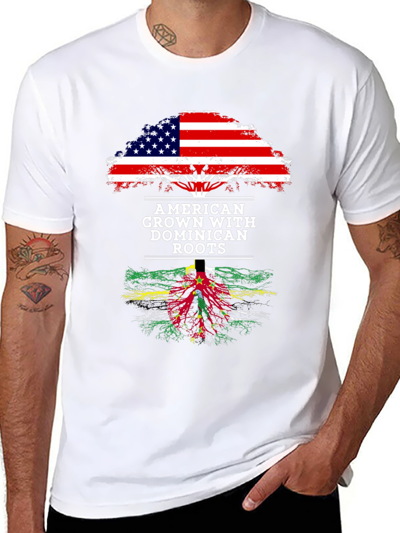 American Grown with Dominican Roots T-Shirt