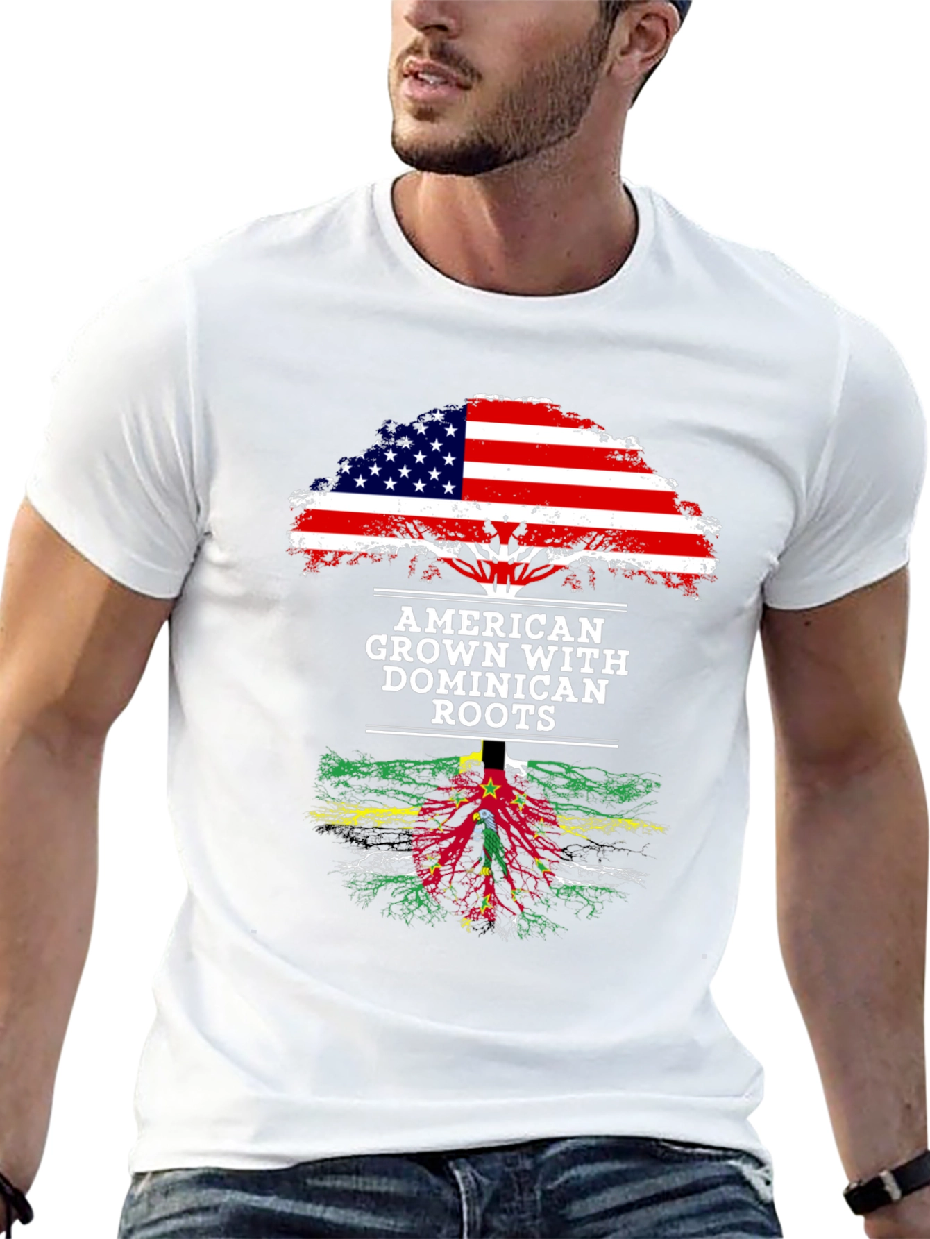 American Grown with Dominican Roots T-Shirt