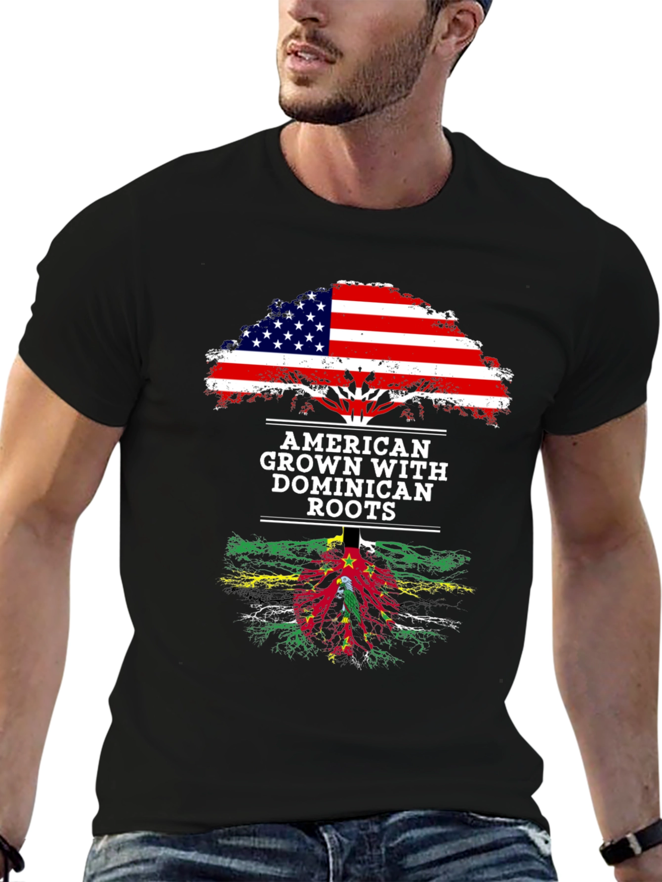 American Grown with Dominican Roots T-Shirt