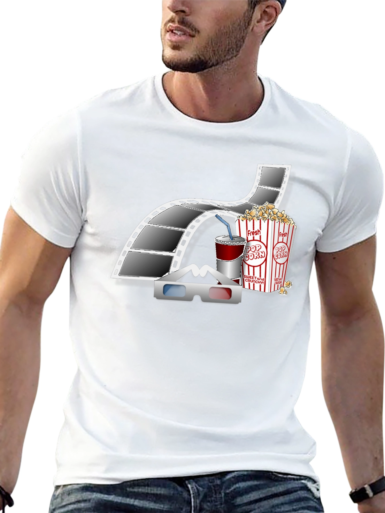 Movie Night Graphic T-Shirt