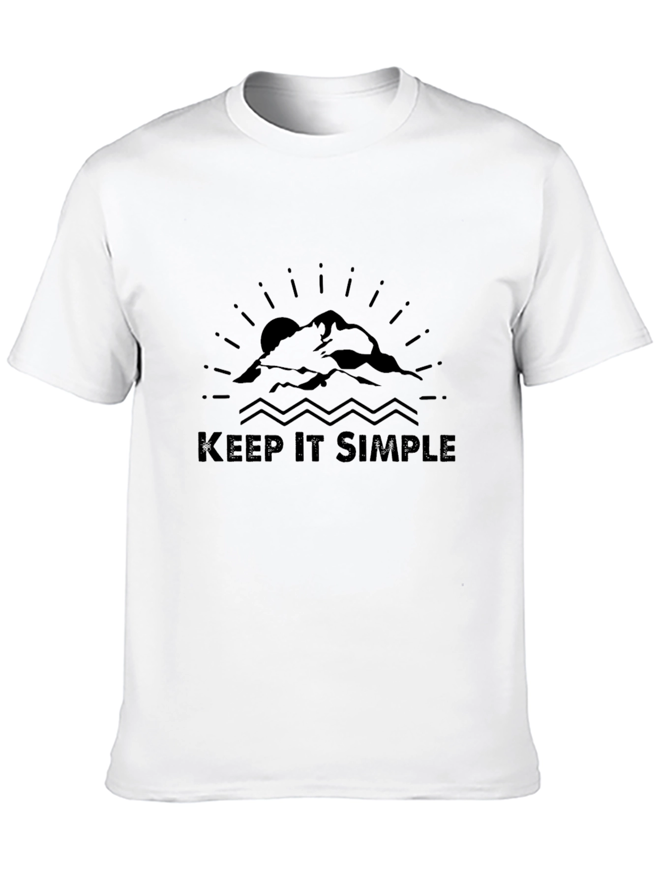 Keep It Simple Mountain Graphic Tee