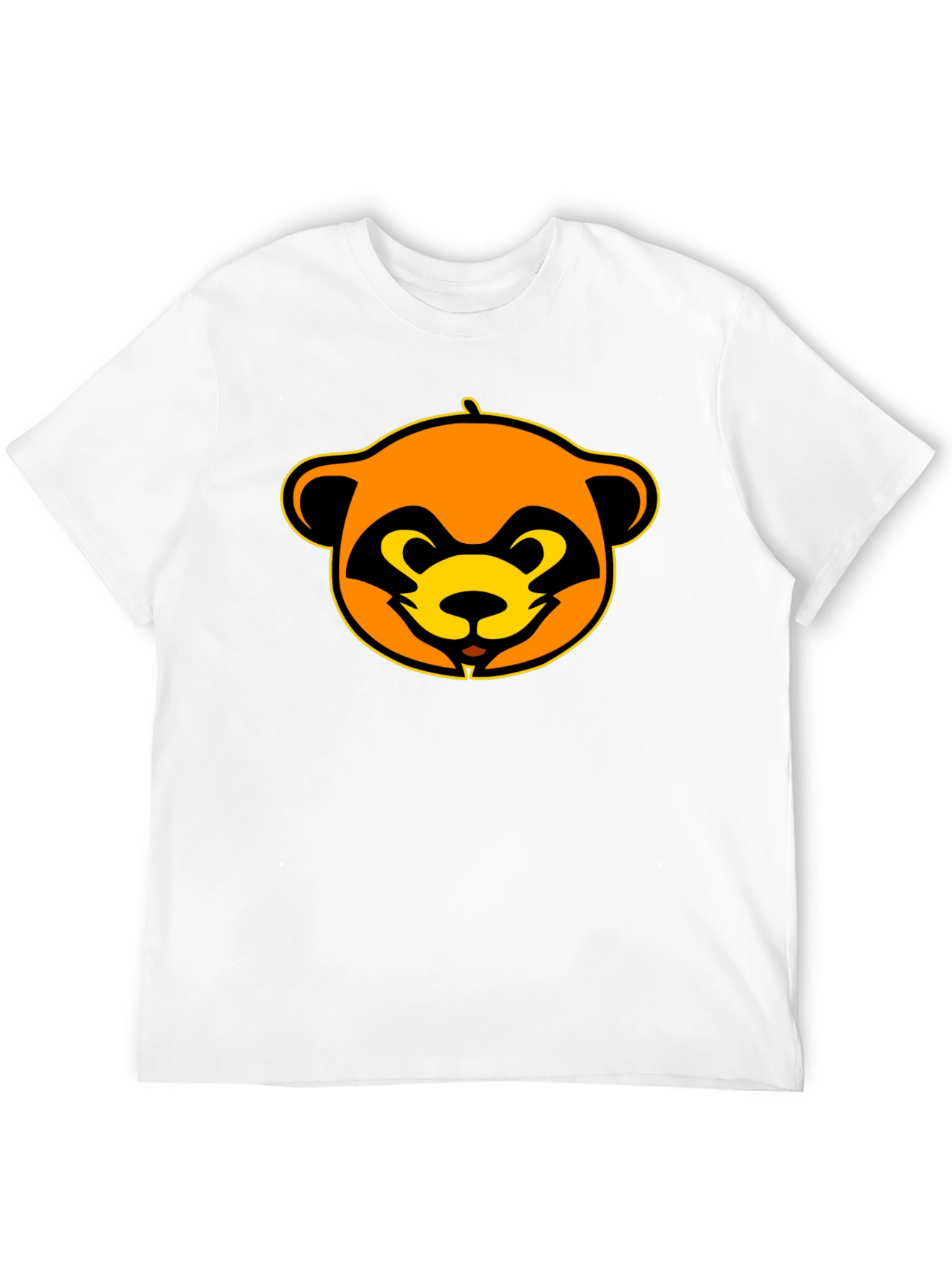 Funky Raccoon Graphic Black T-Shirt