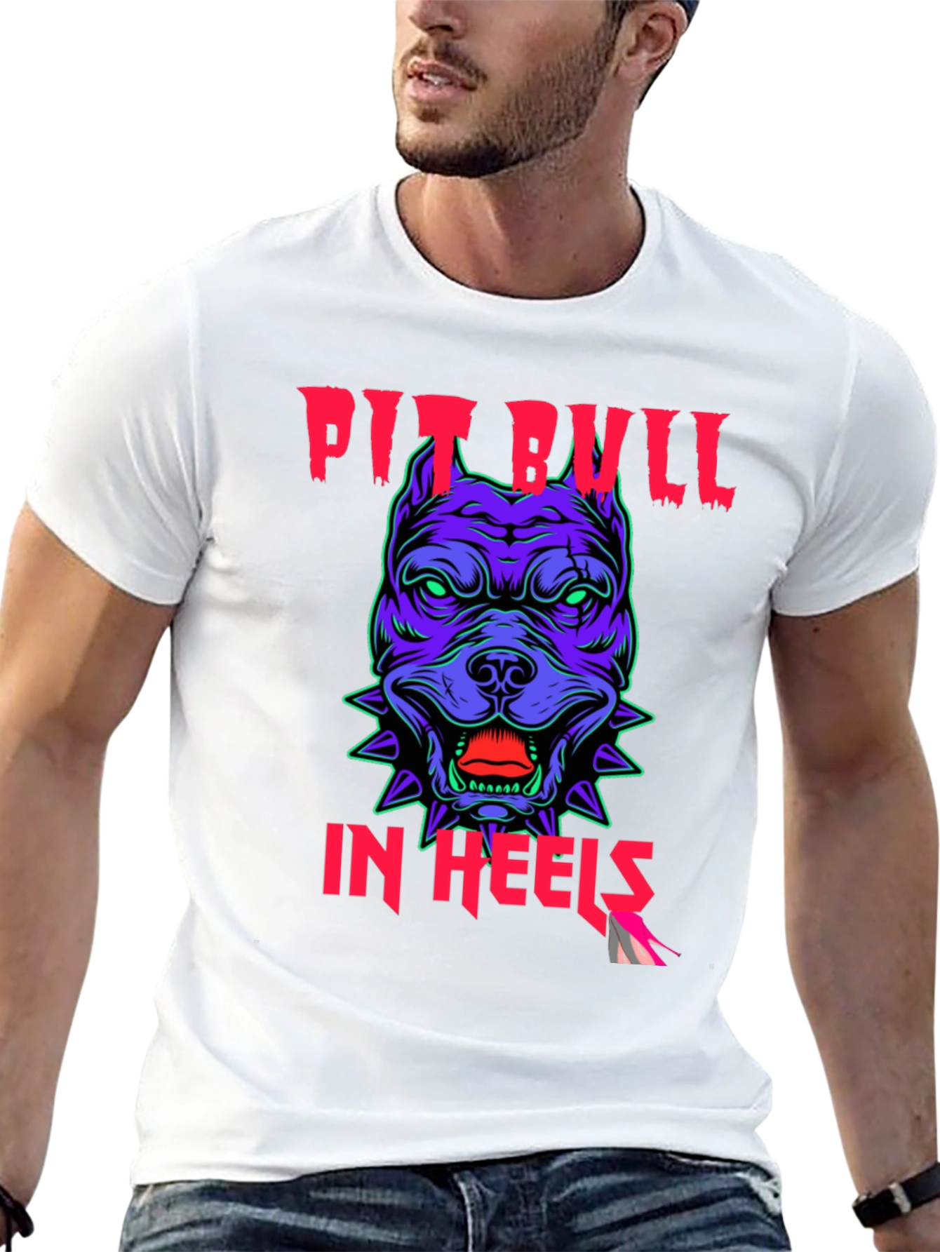 Pitbull in Heels Graphic Tee