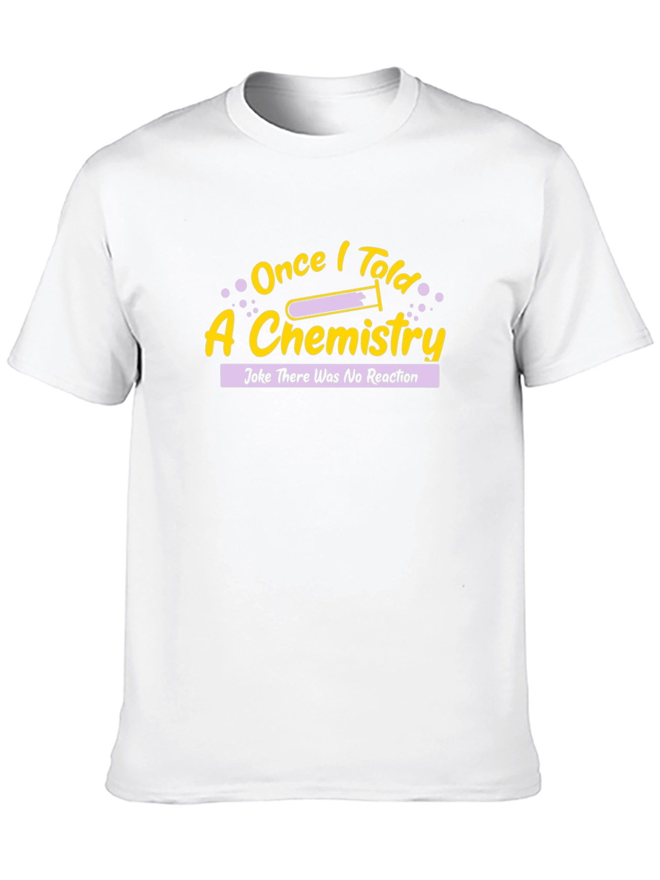 Chemistry Joke T-Shirt - No Reaction Tee