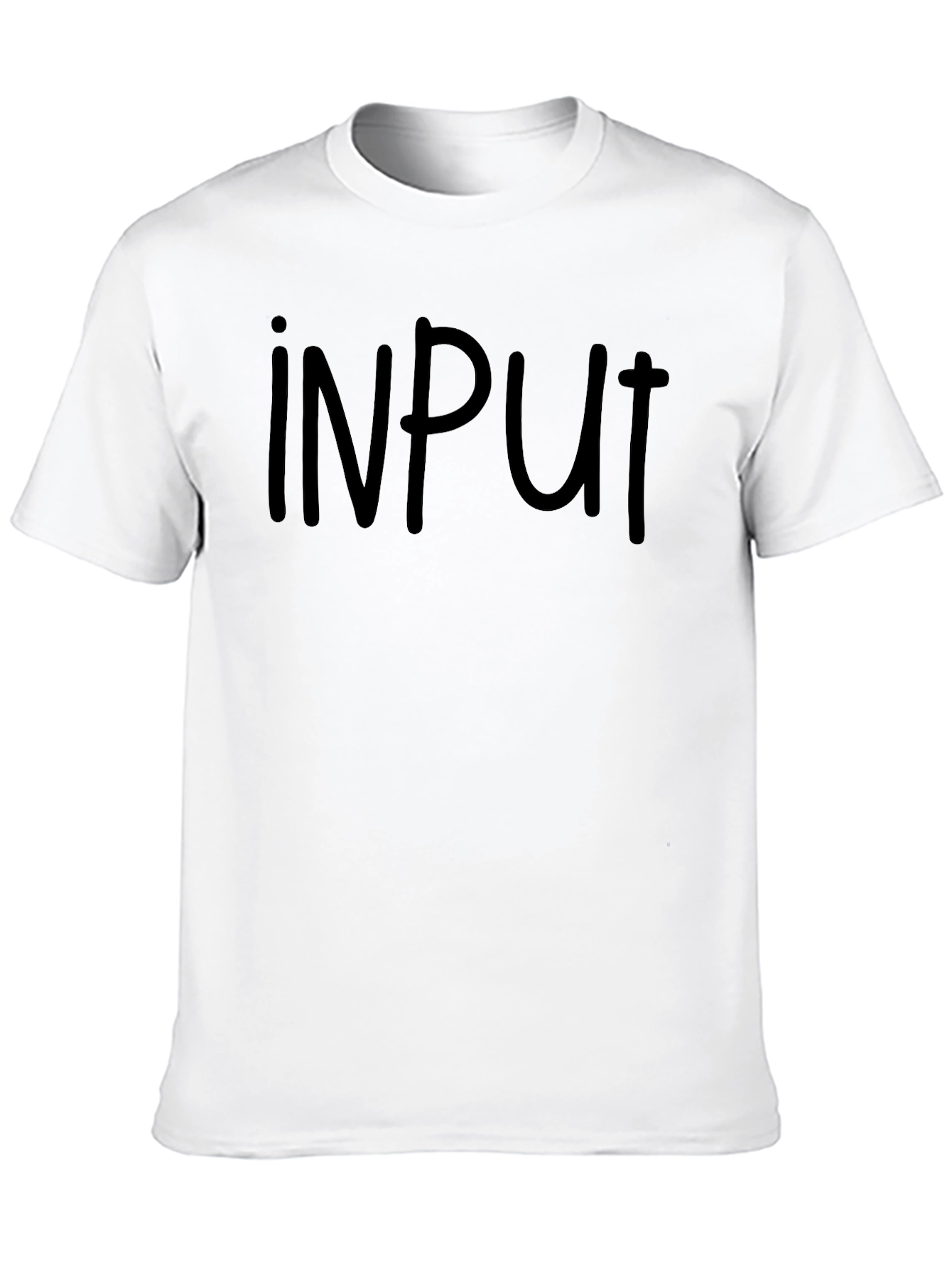 Input Black Graphic Tee - Comfortable and Stylish