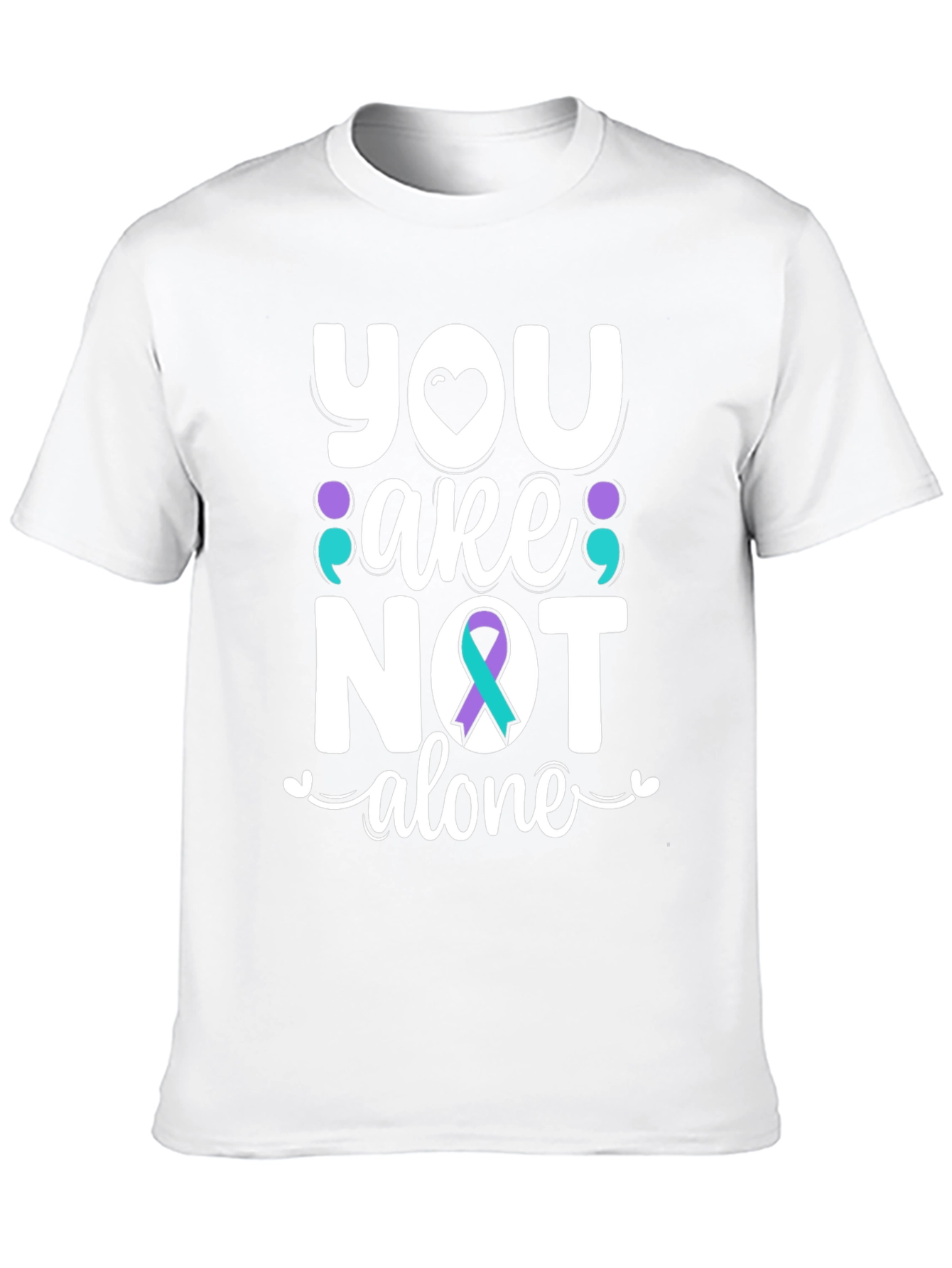 You Are Not Alone T-Shirt Suicide Awareness