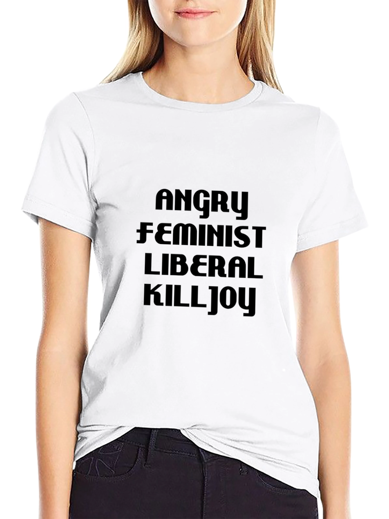 Angry Feminist Liberal Killjoy Graphic Tee