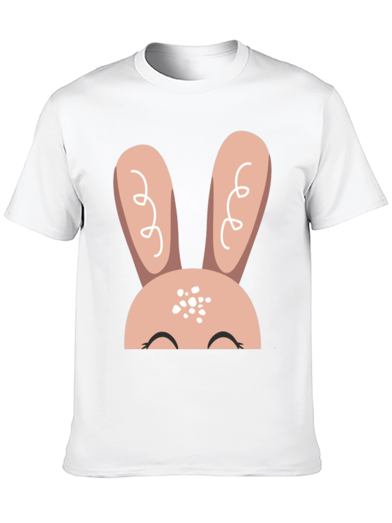 Cute Easter Bunny T-Shirt - Black