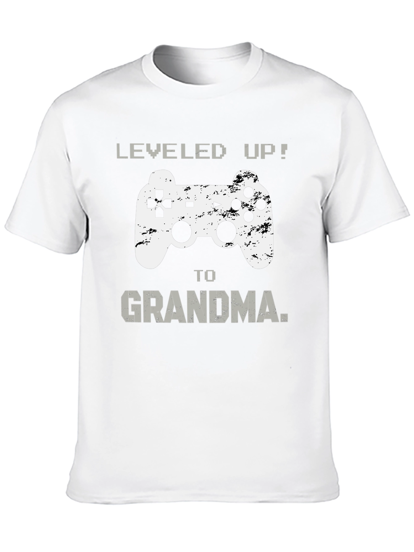 Leveled Up to Grandma T-Shirt Gamer Gift