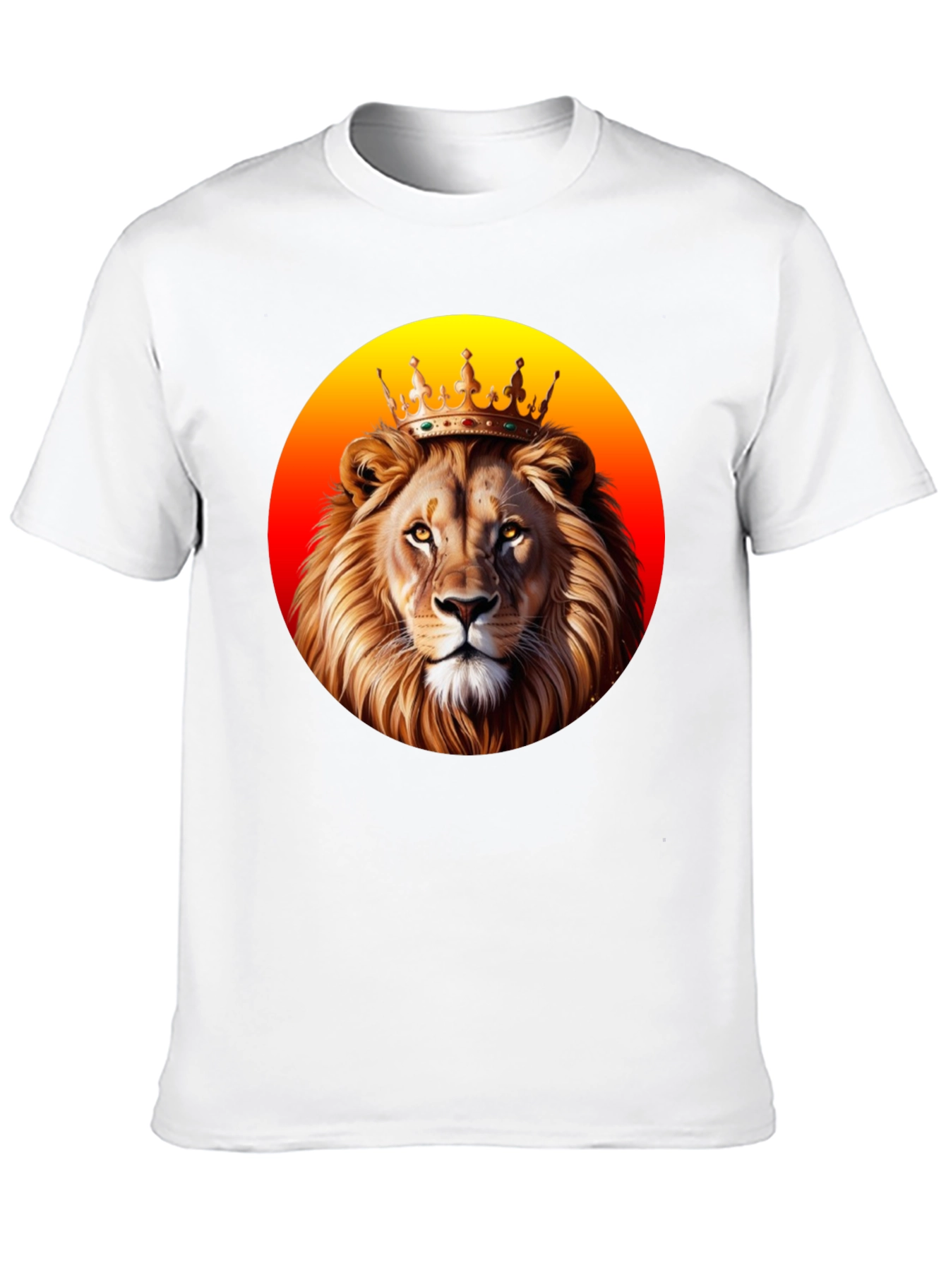 King Lion Graphic T-Shirt - Black