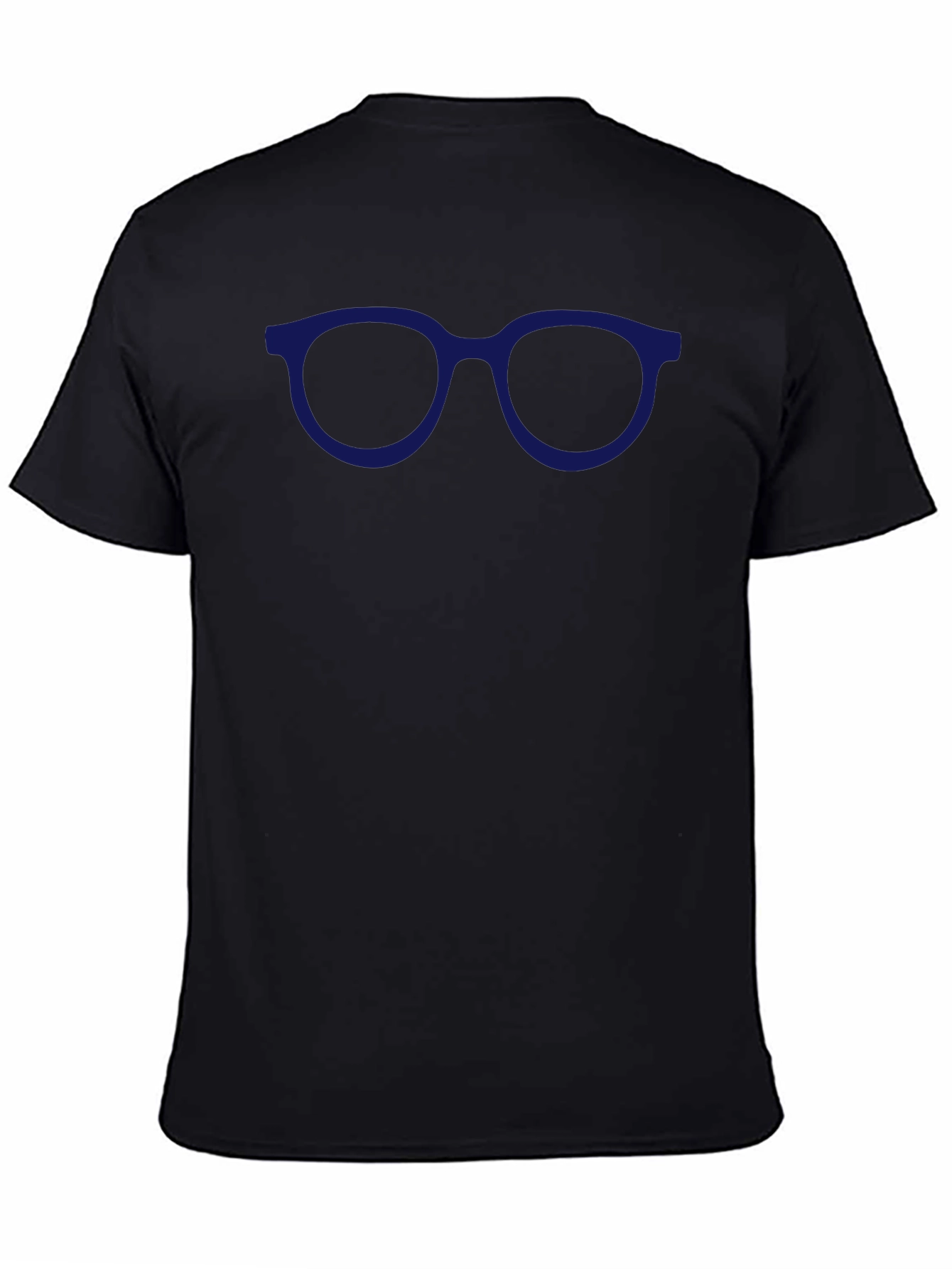 Blue Glasses Graphic Tee - Classic Style