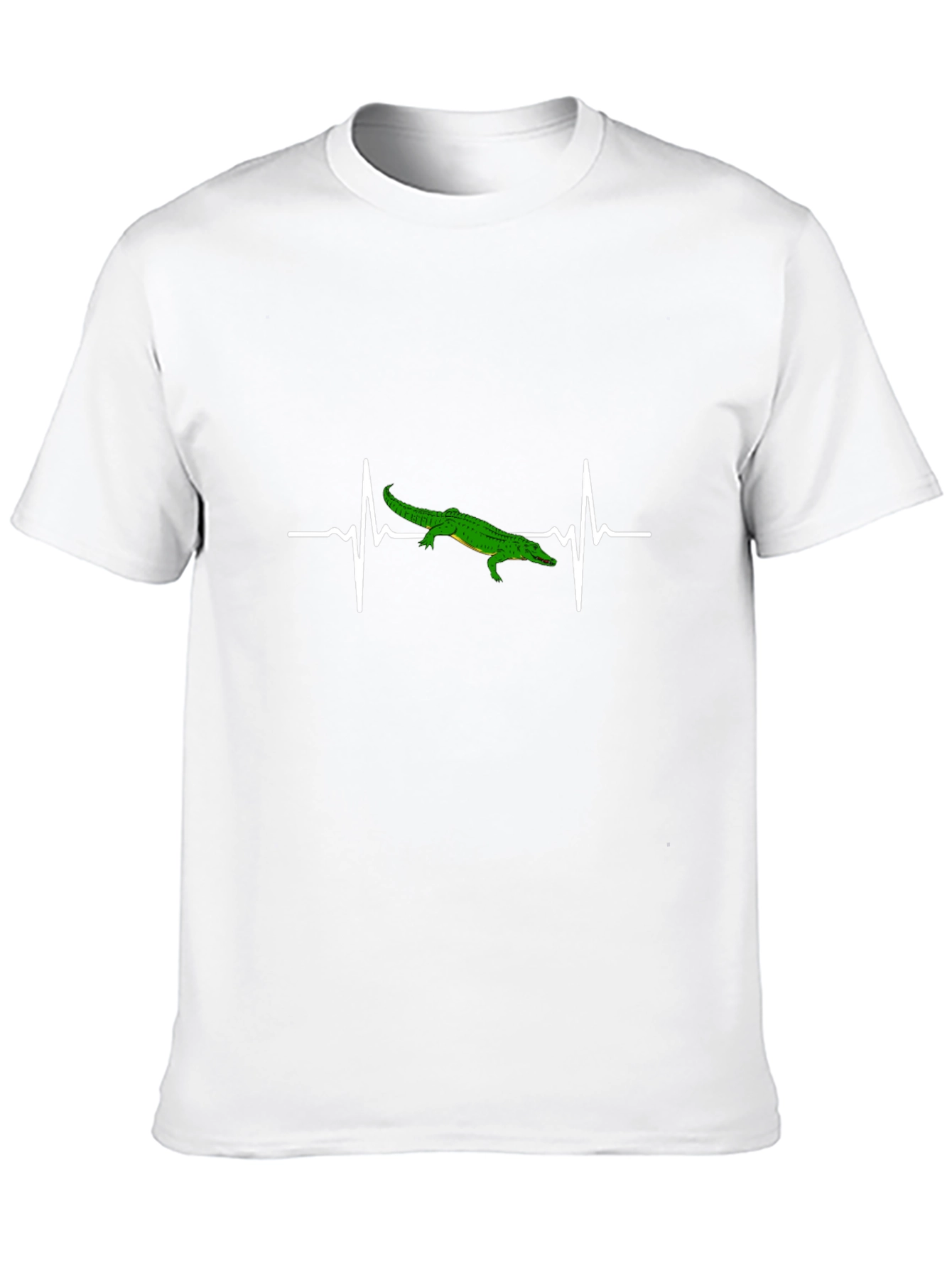 Alligator Heartbeat T-Shirt - Unique Graphic Tee