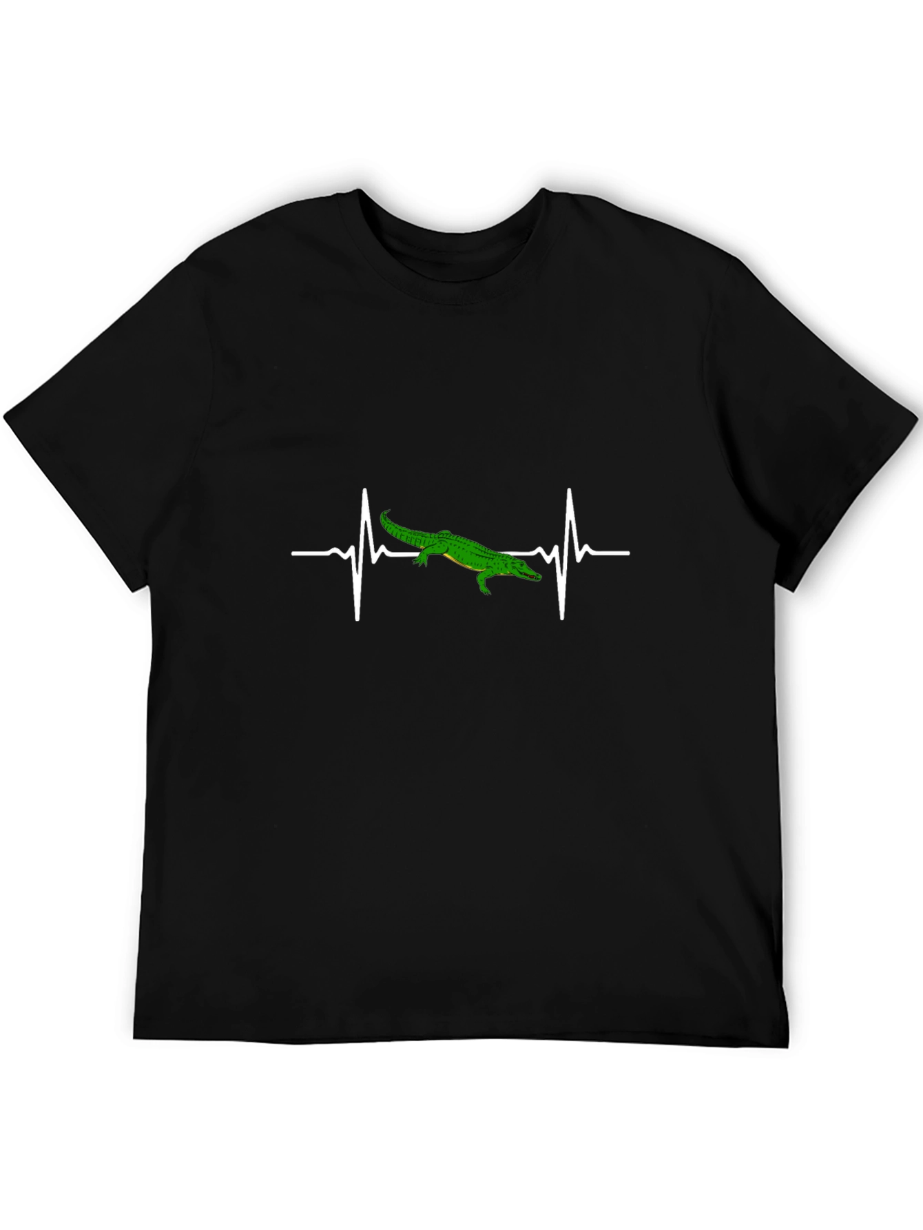 Alligator Heartbeat T-Shirt - Unique Graphic Tee