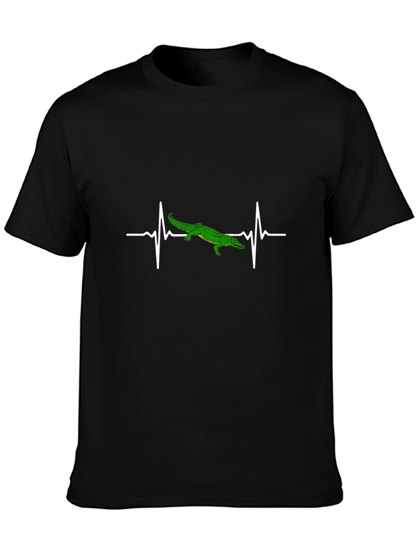Alligator Heartbeat T-Shirt - Unique Graphic Tee