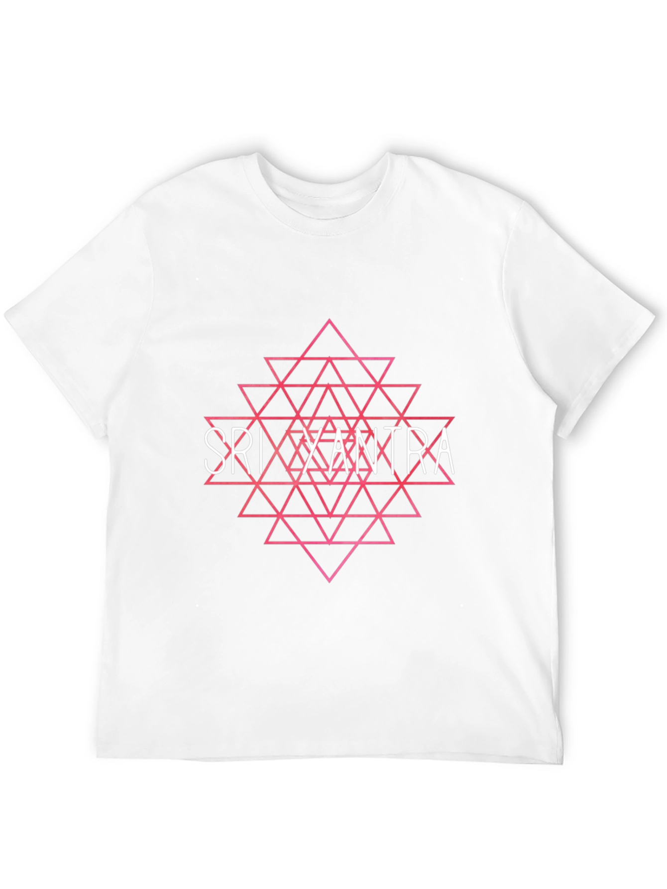 Sri Yantra Graphic Tee - Black Cotton Comfort
