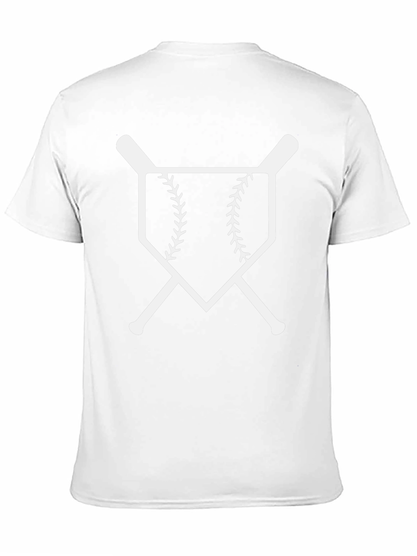 Baseball Bats & Home Plate Graphic T-Shirt