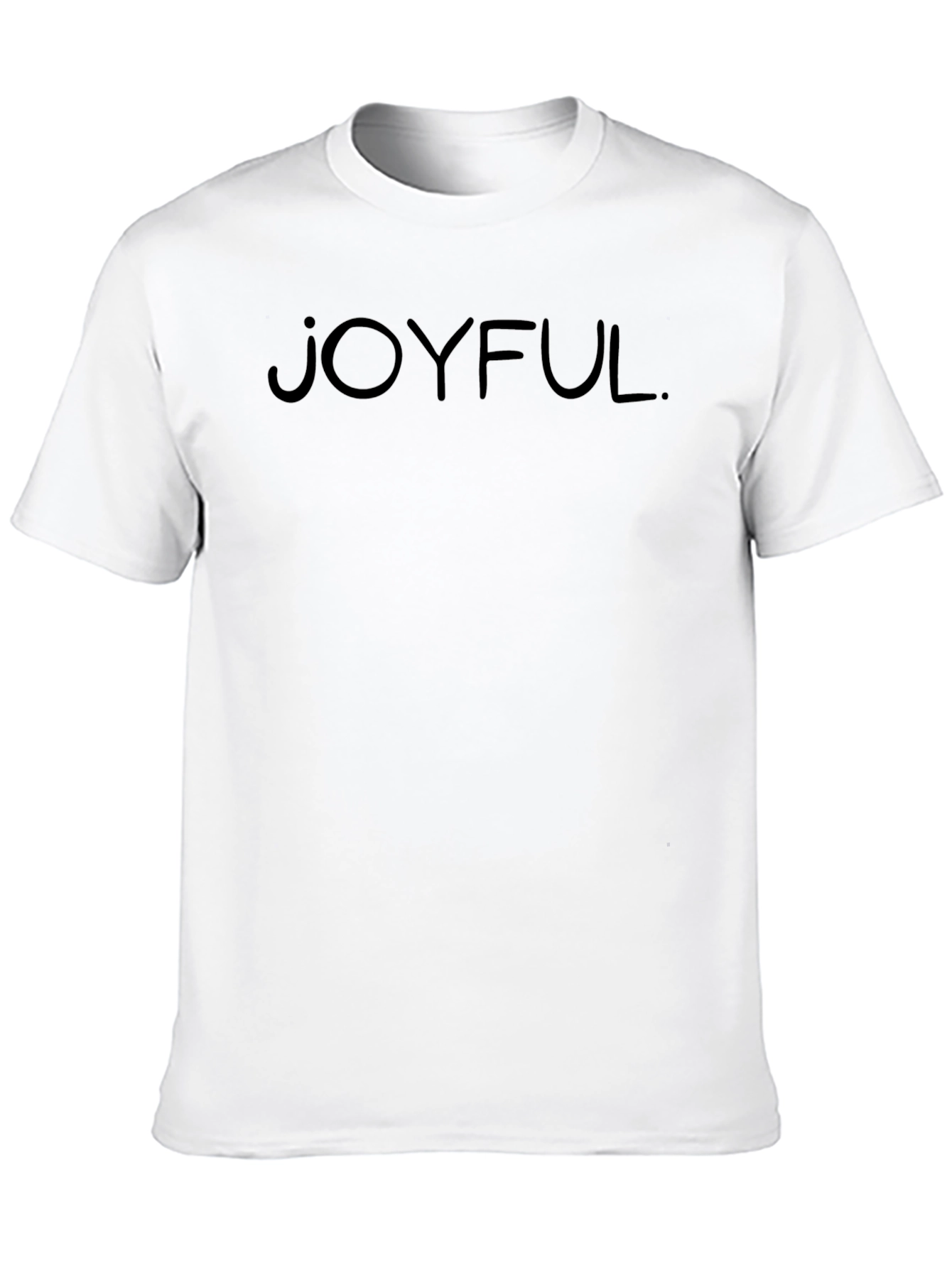 Joyful Black Graphic Tee