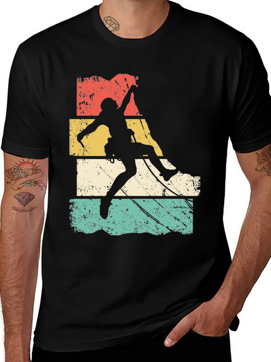 Vintage Rock Climbing T-Shirt for Adventurers
