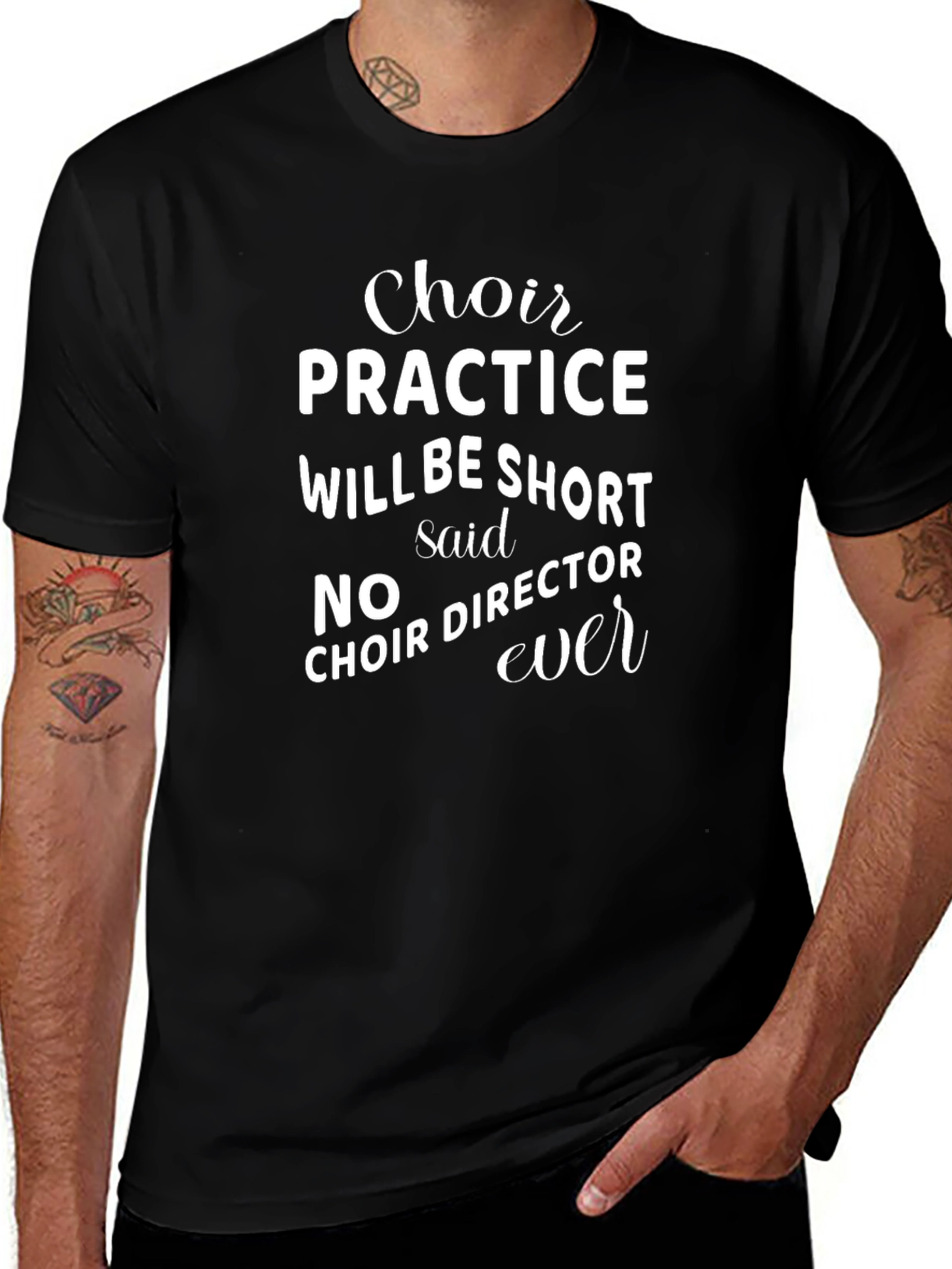 Choir Practice T-Shirt: Funny Music Director Gift
