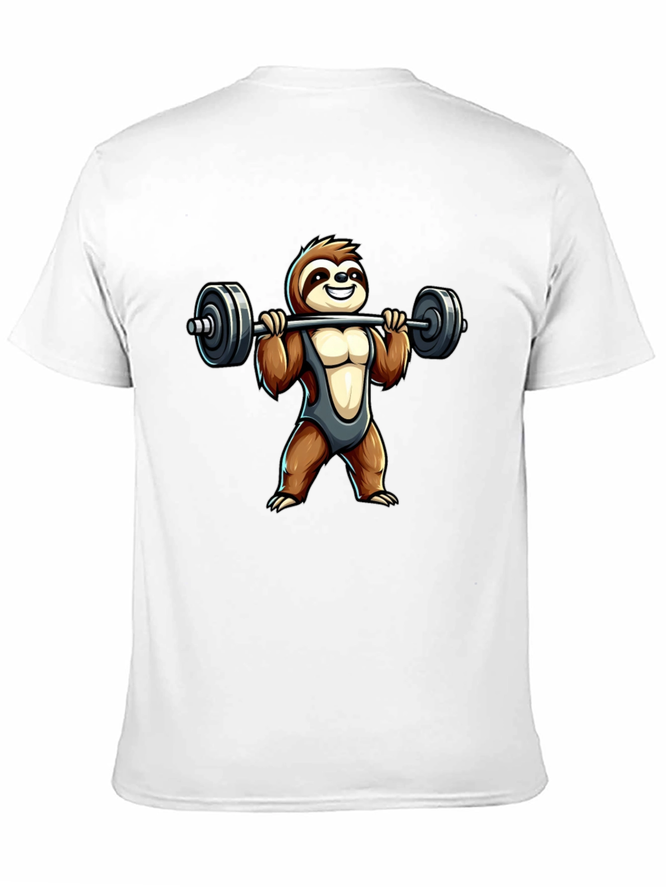 Sloth Weightlifting T-Shirt - Funny Gym Apparel