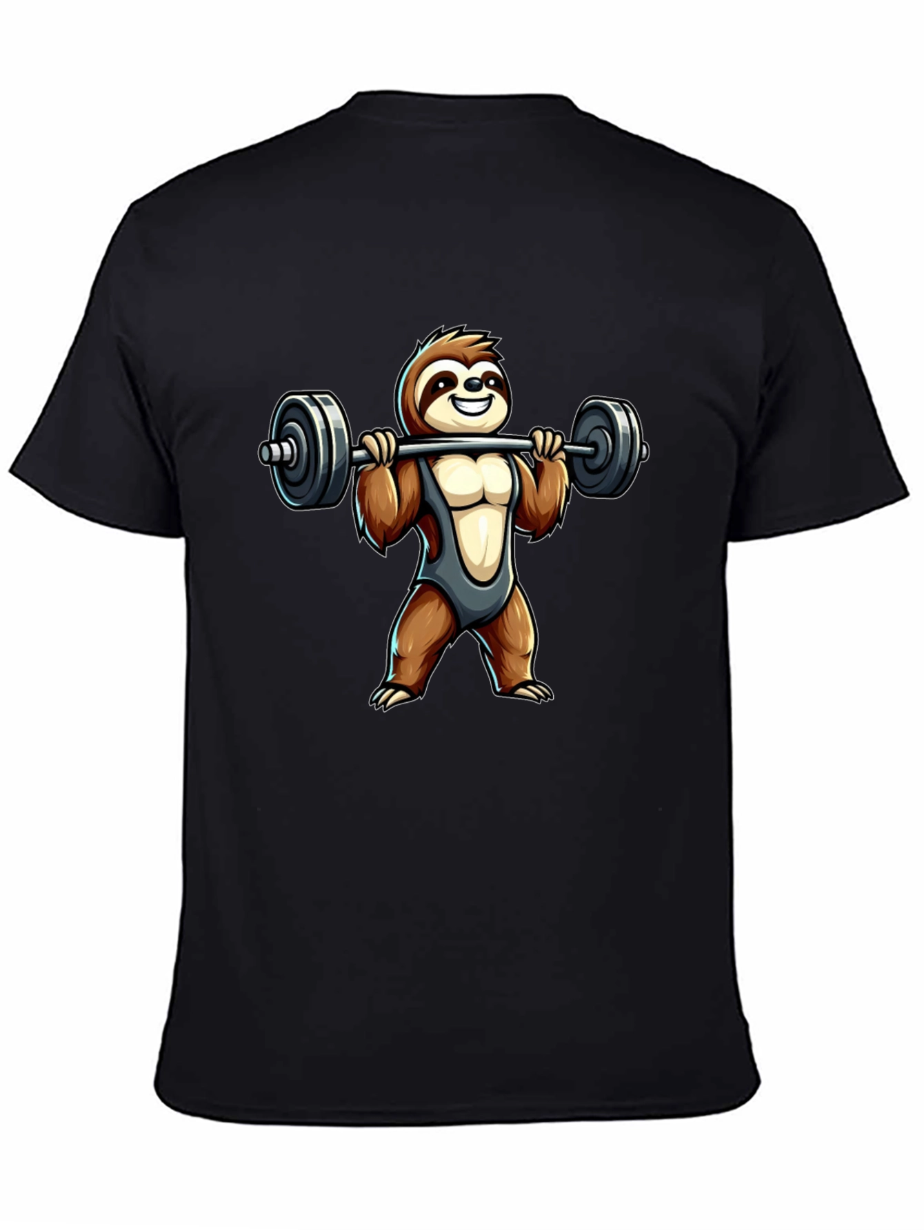 Sloth Weightlifting T-Shirt - Funny Gym Apparel