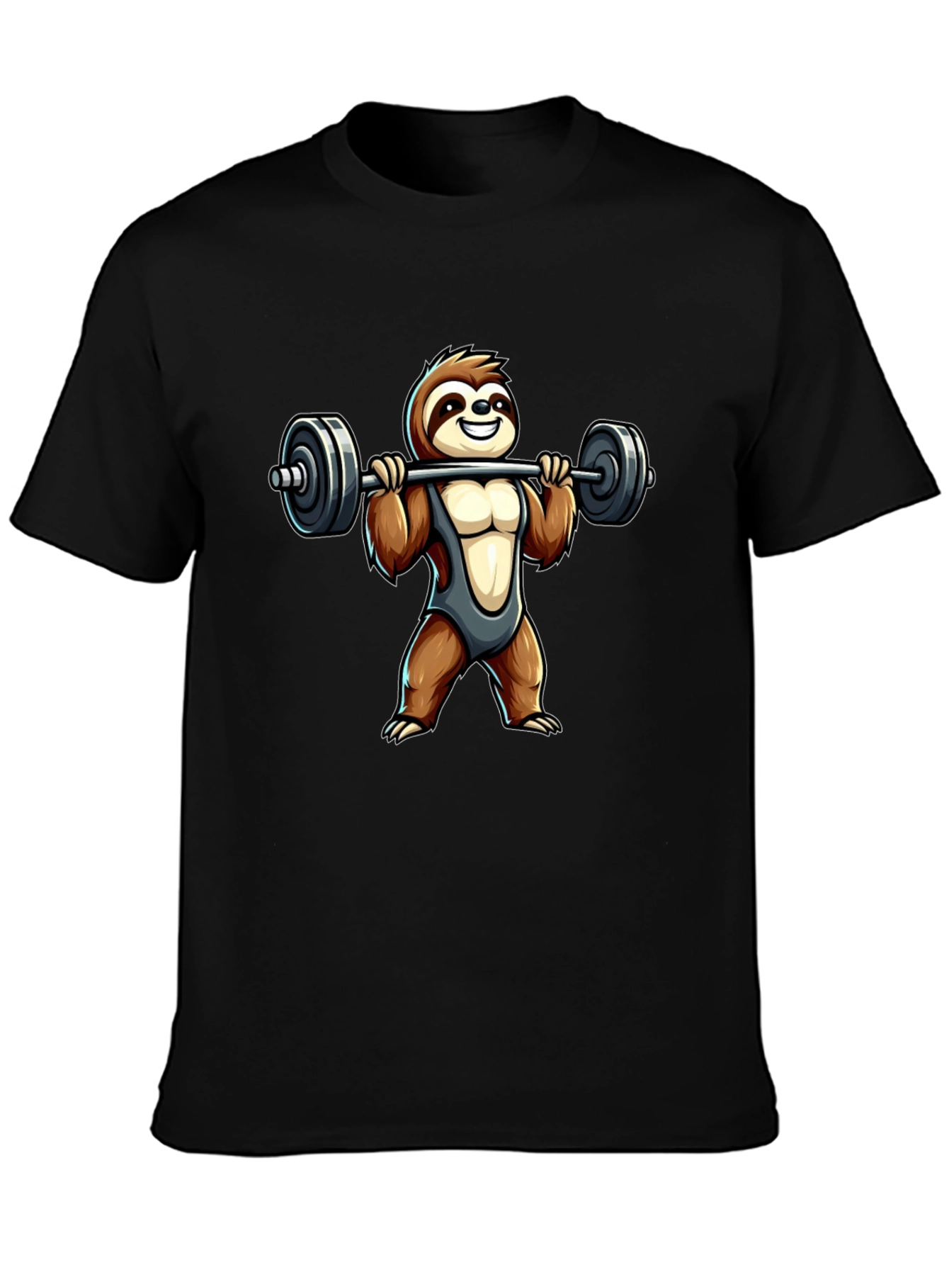 Sloth Weightlifting T-Shirt - Funny Gym Apparel