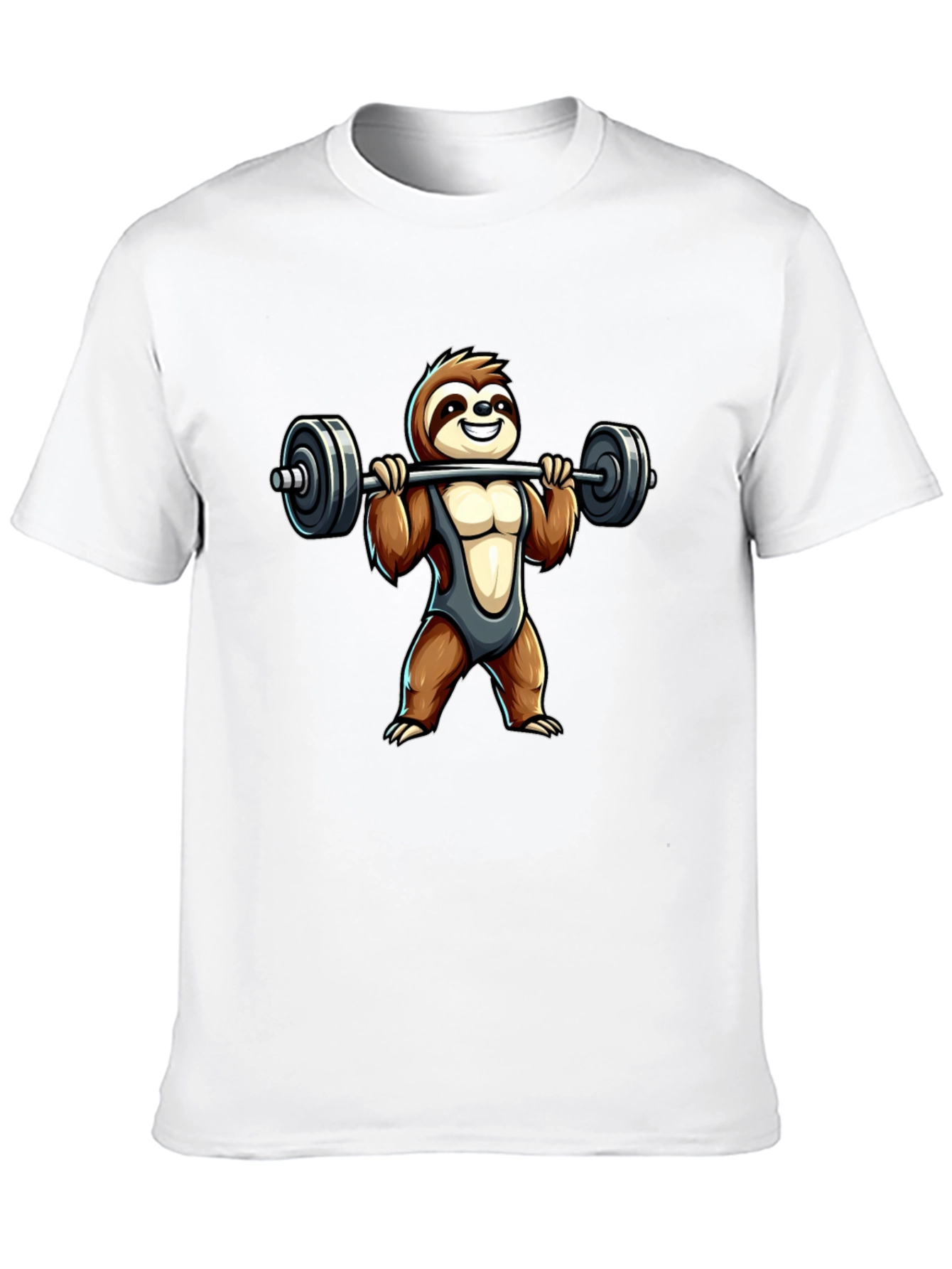 Sloth Weightlifting T-Shirt - Funny Gym Apparel